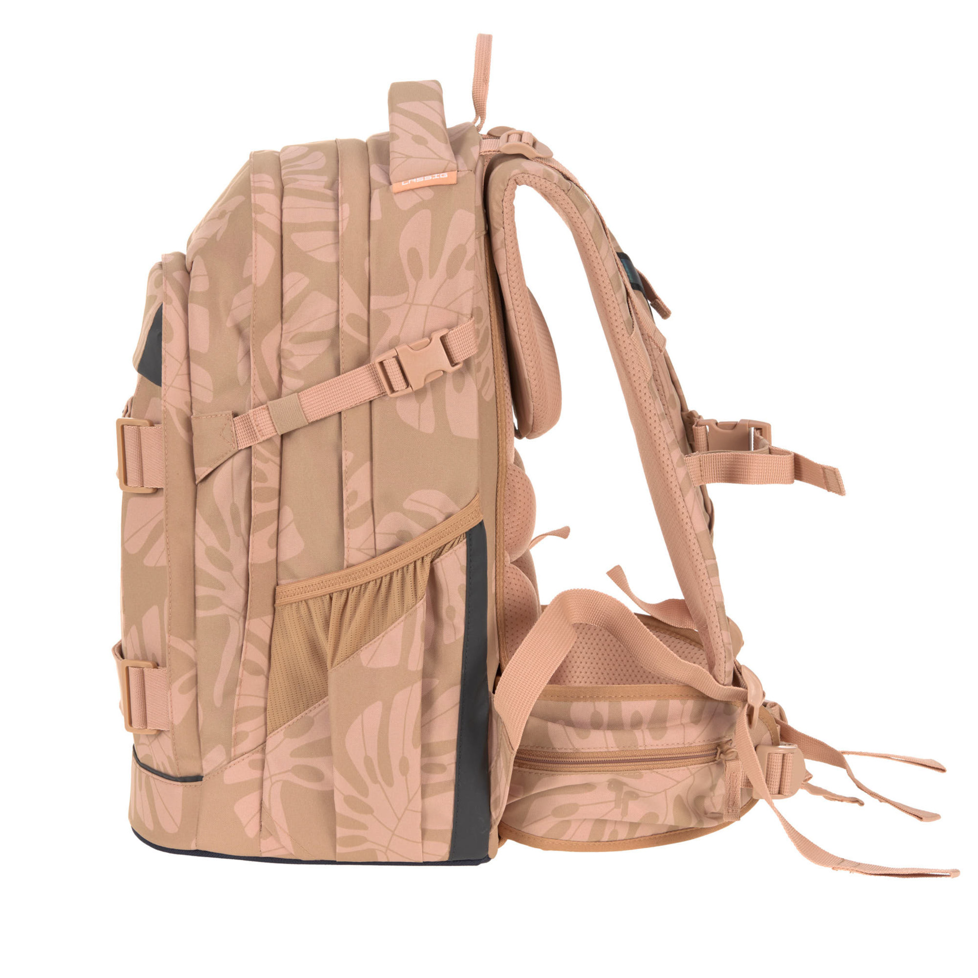 School Backpack Origin Bold - Leaves Caramel