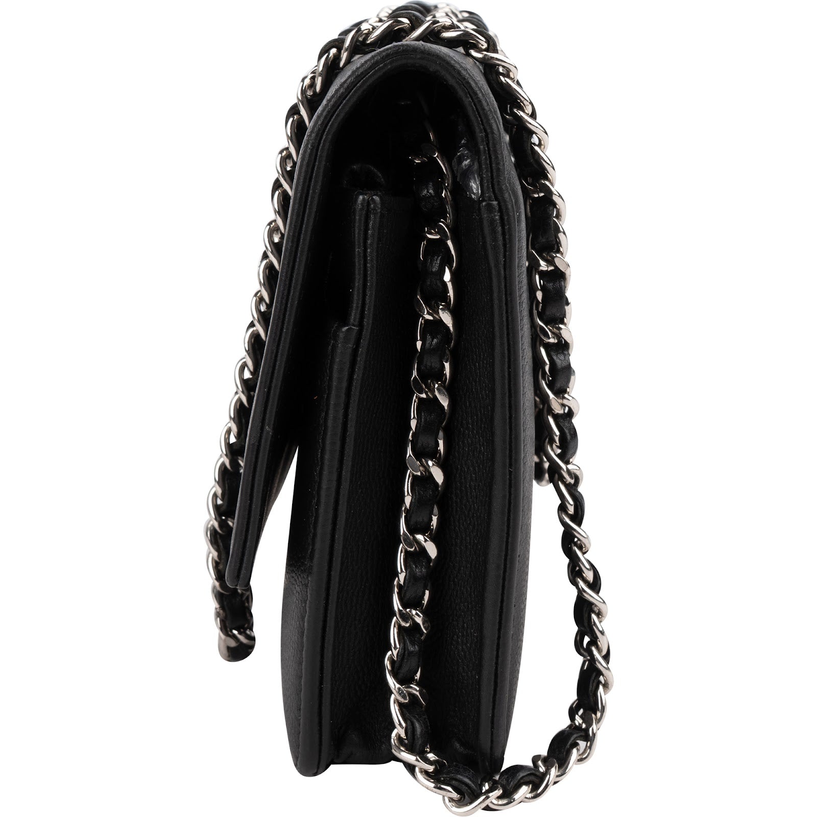 Chanel Caviar Leather CC Wallet on Chain Crossbody Bag