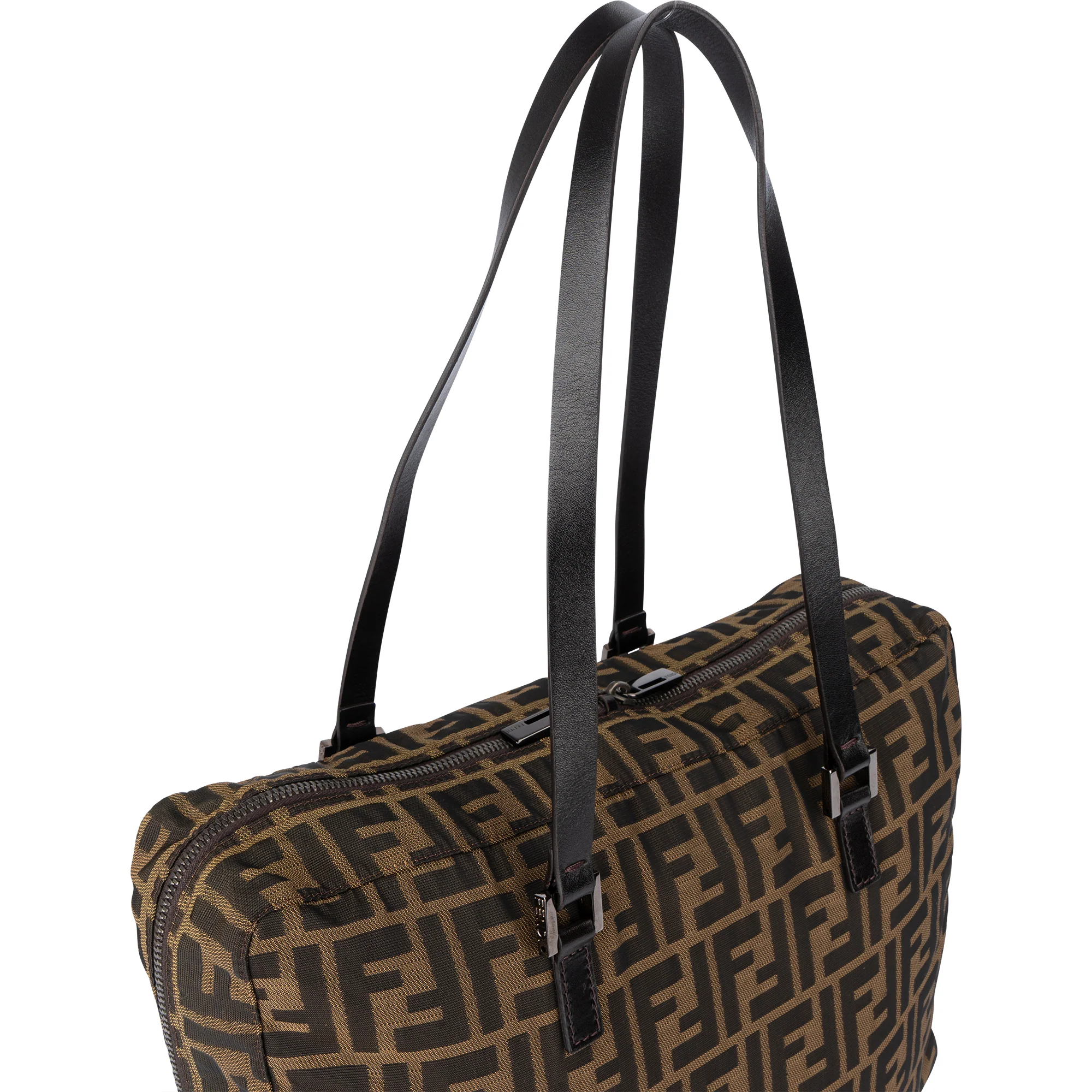 Fendi FF Monogram Zucca Attachi Handbag