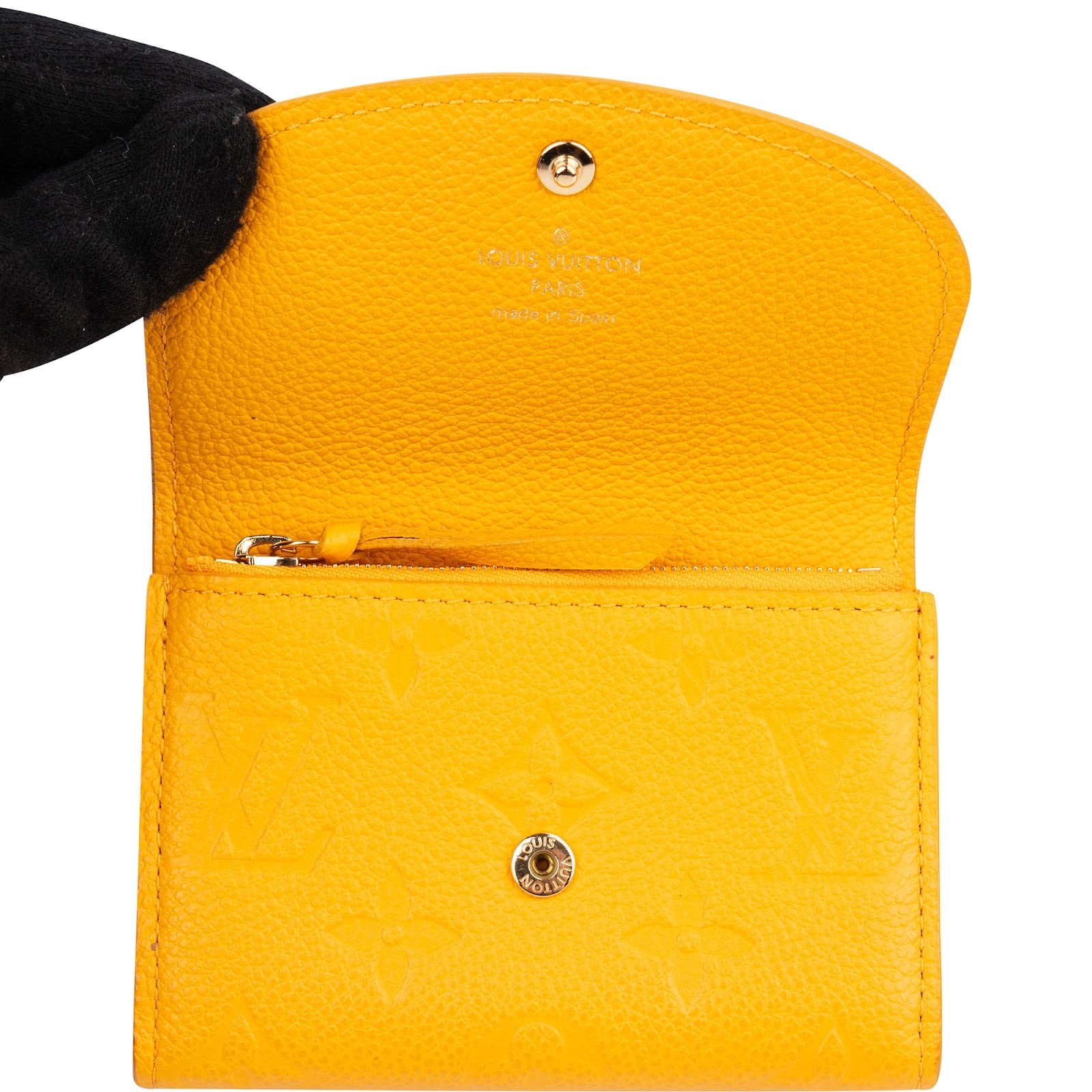 Louis Vuitton Monogram Empreinte Leather Micro Wallet