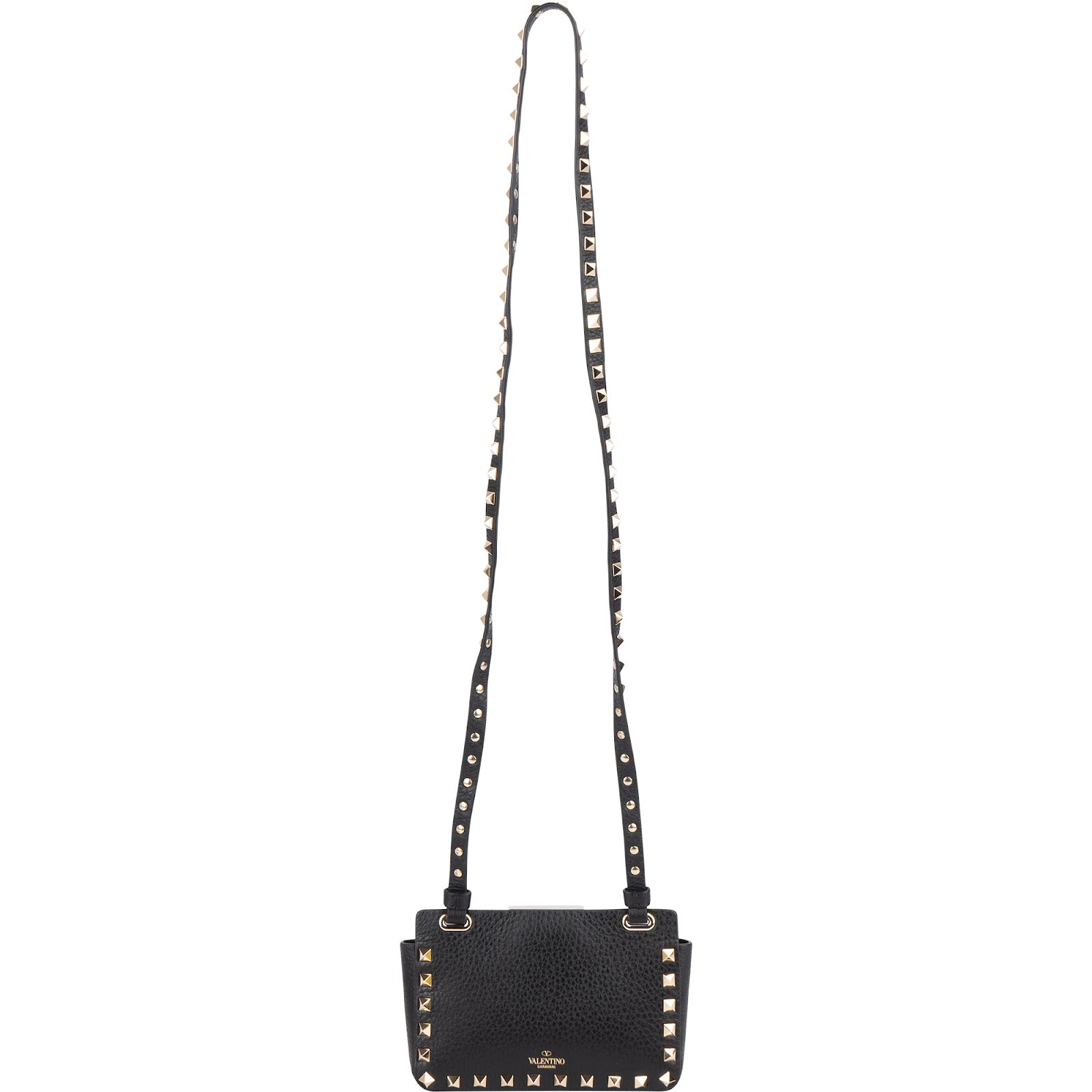 Valentino Garavani Grained Calfskin Rockstud Small Crossbody Bag