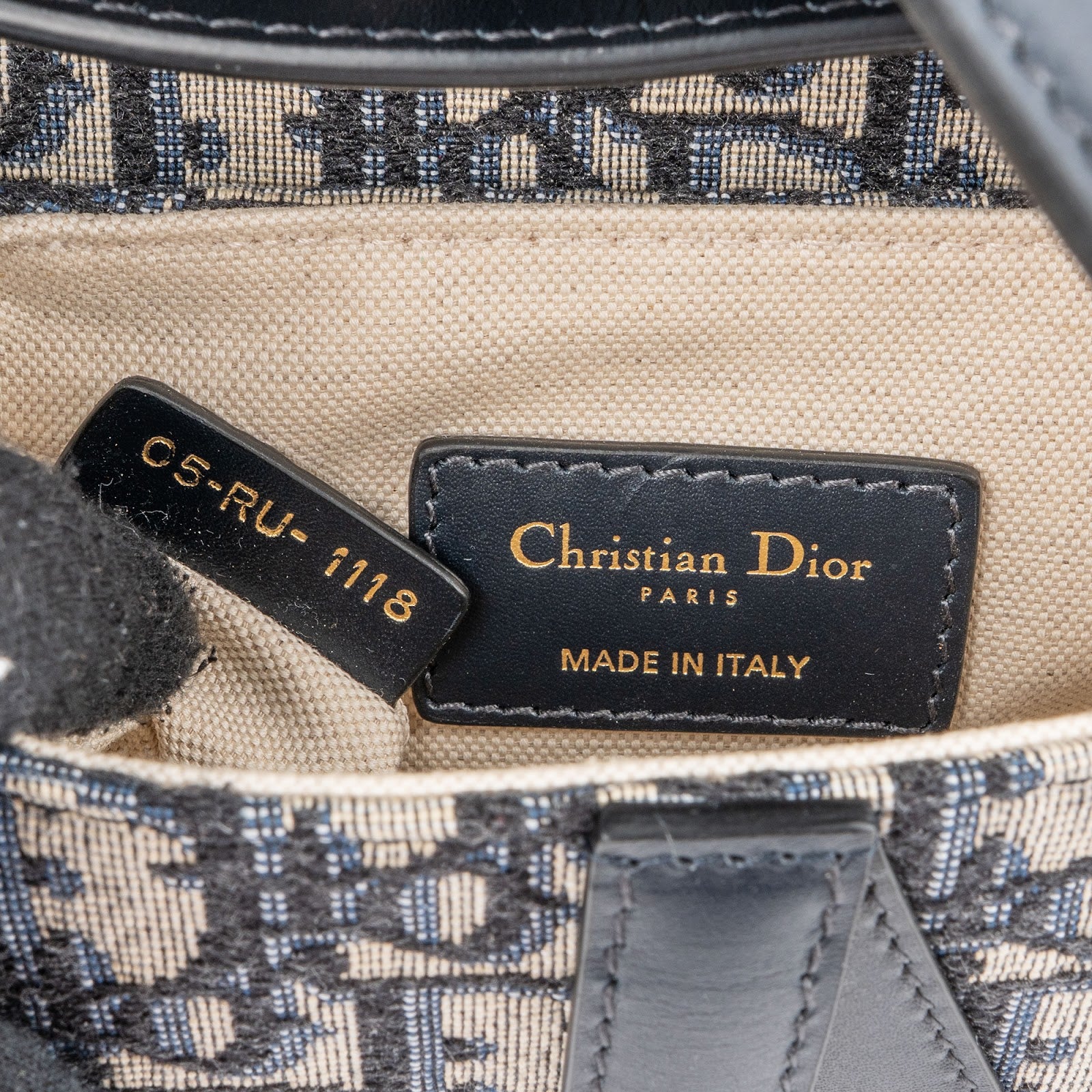 Christian Dior - Oblique Trotter Small Saddle Handbag