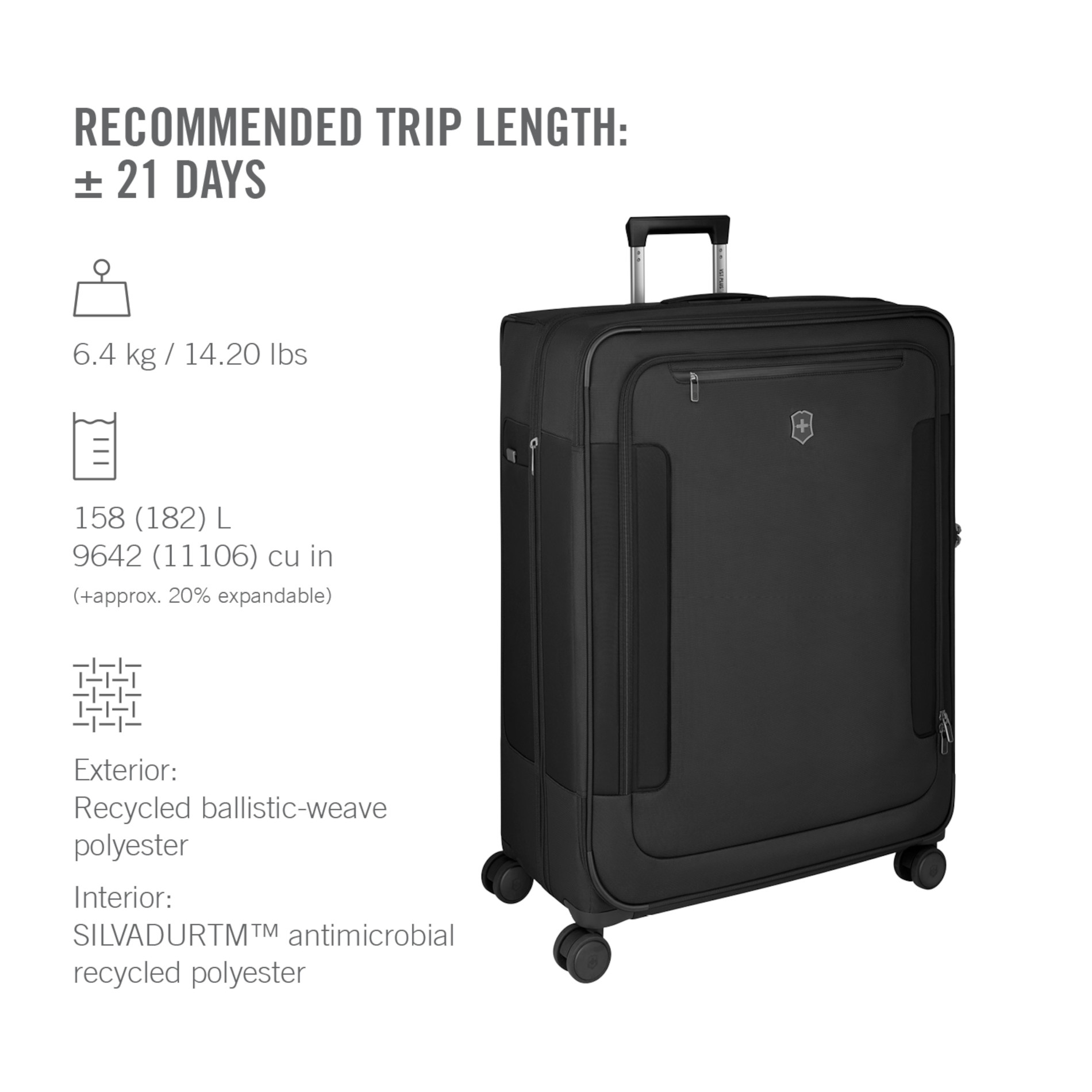 Werks Traveler 7.0 Extra Large Case - Black