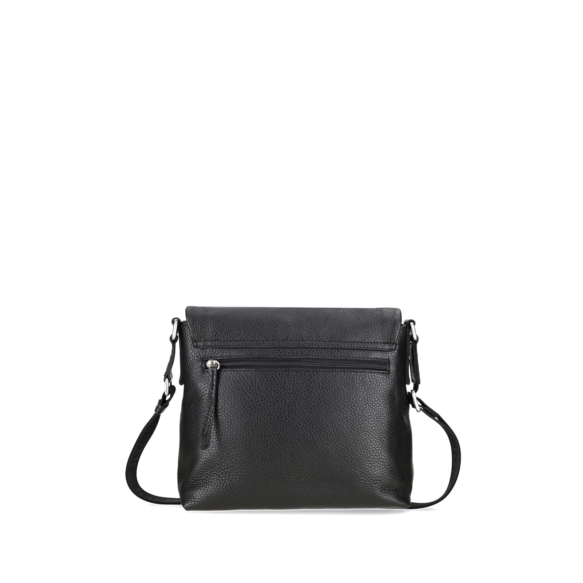 VIKA Umhängetasche mit Klappe - schwarz
