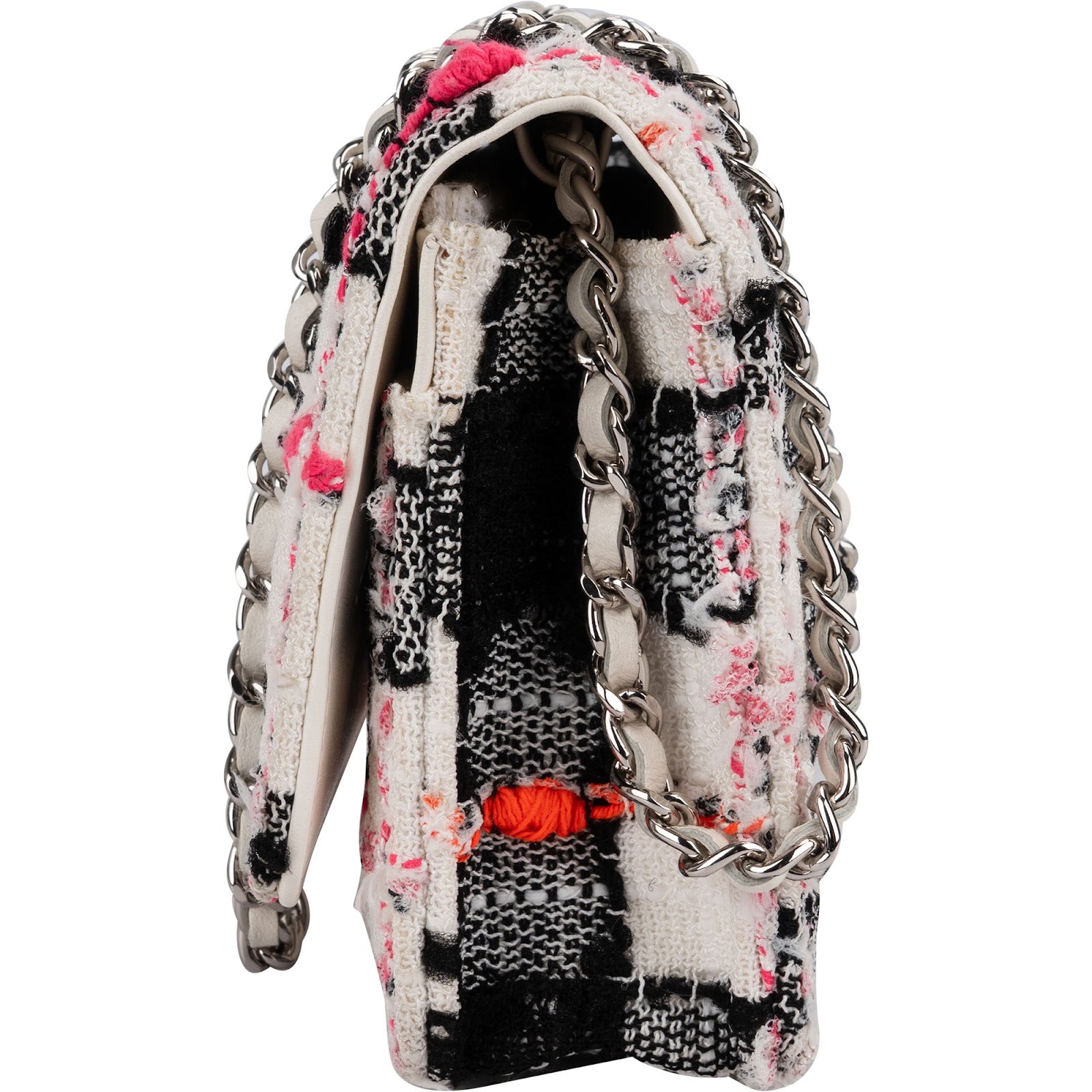 Chanel Limited Multicolor Tweed Wallet On Chain Crossbody Bag
