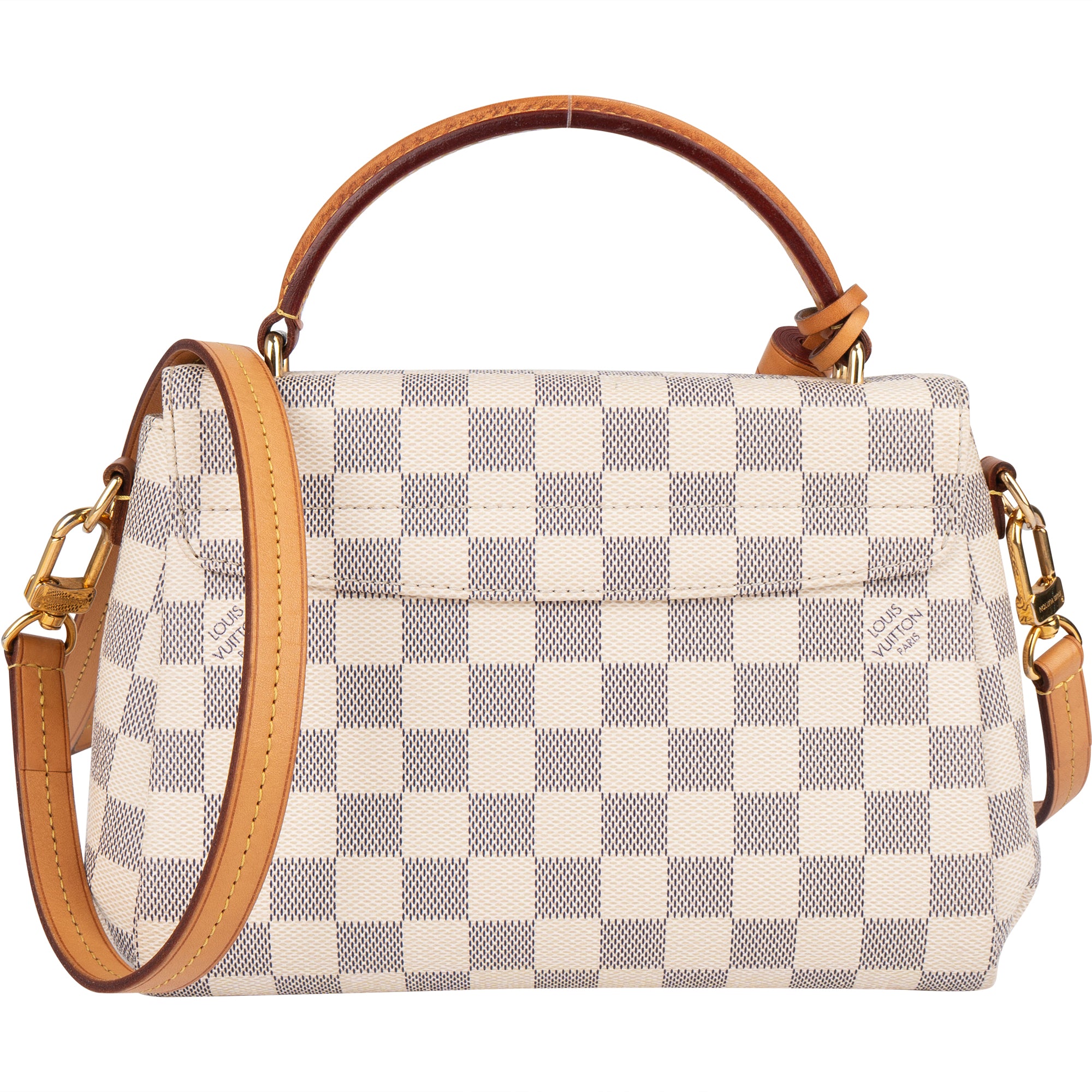 Louis Vuitton Monogram Damier Azur Croisette Handbag