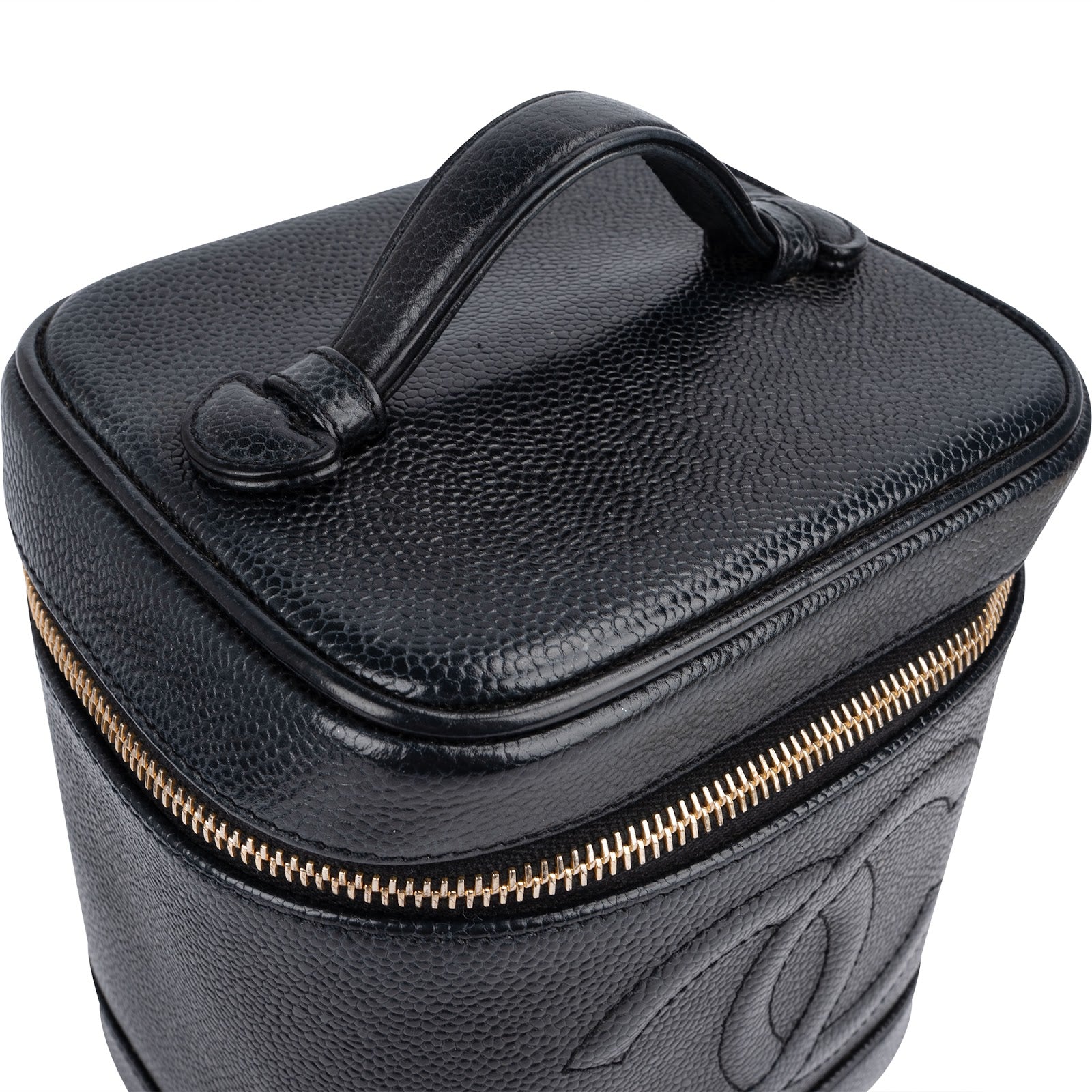 Chanel Caviar Leather CC Vanity Case