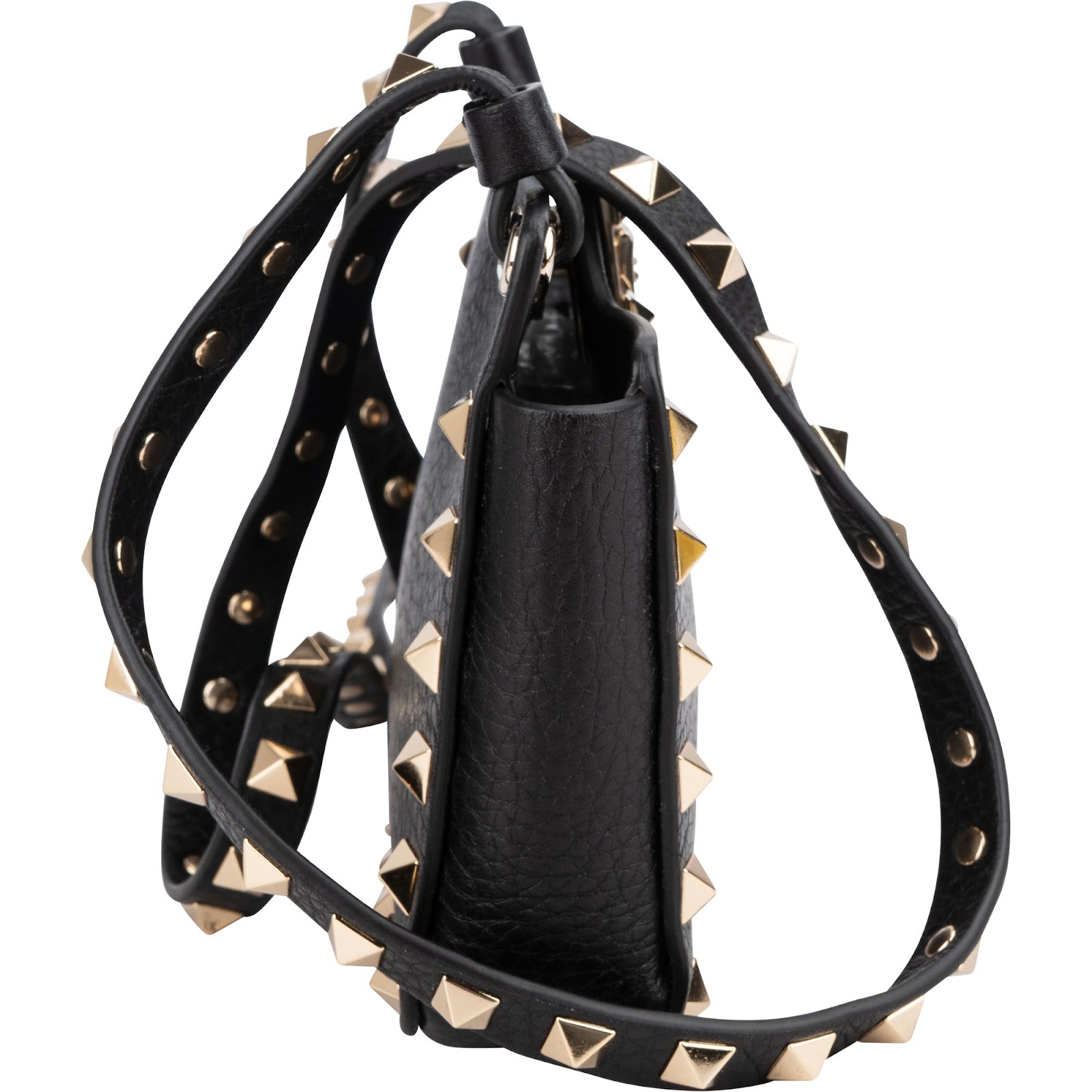 Valentino Garavani Grained Calfskin Rockstud Small Crossbody Bag