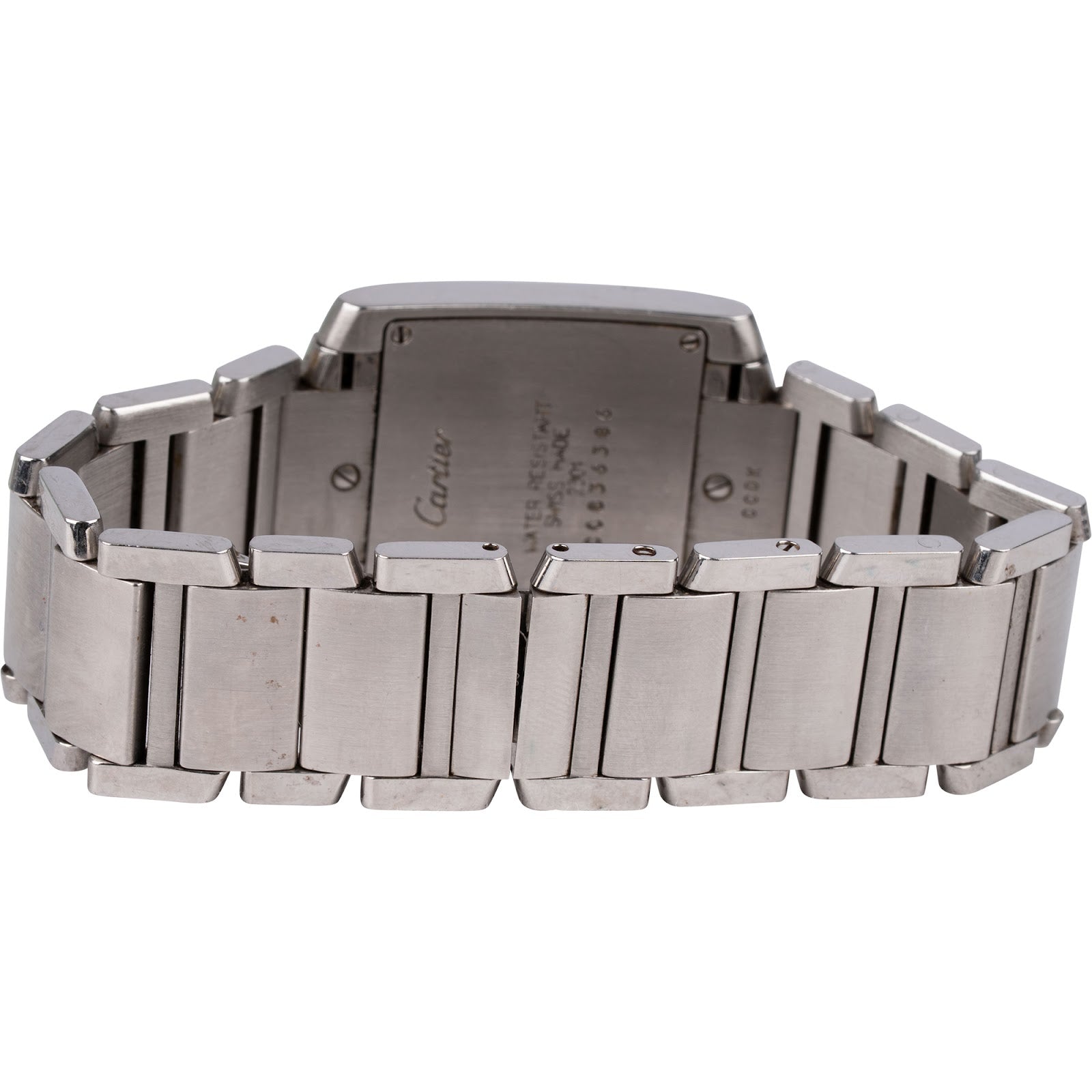 Cartier Stainless Steel Tank Française 2301 Damen Armbanduhr