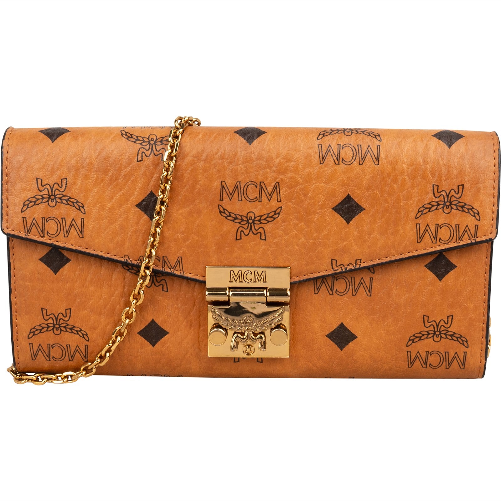 MCM Monogram Visetos Patricia Wallet On Chain