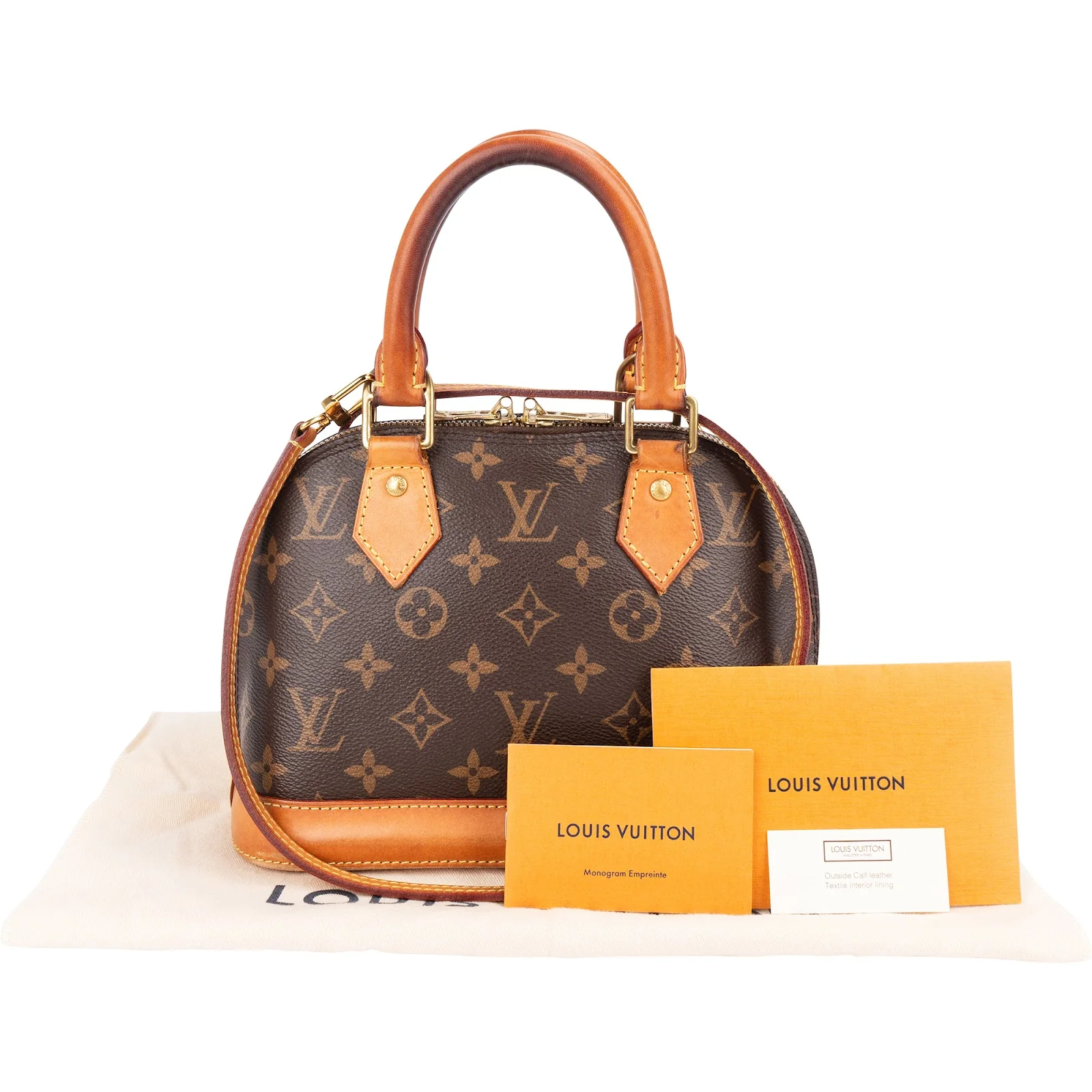Louis Vuitton Canvas Monogram Alma BB Handbag