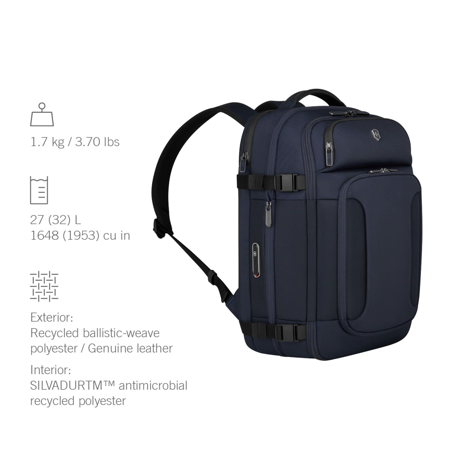 Werks Traveler 7.0 Boarding Bag - Navy Blue