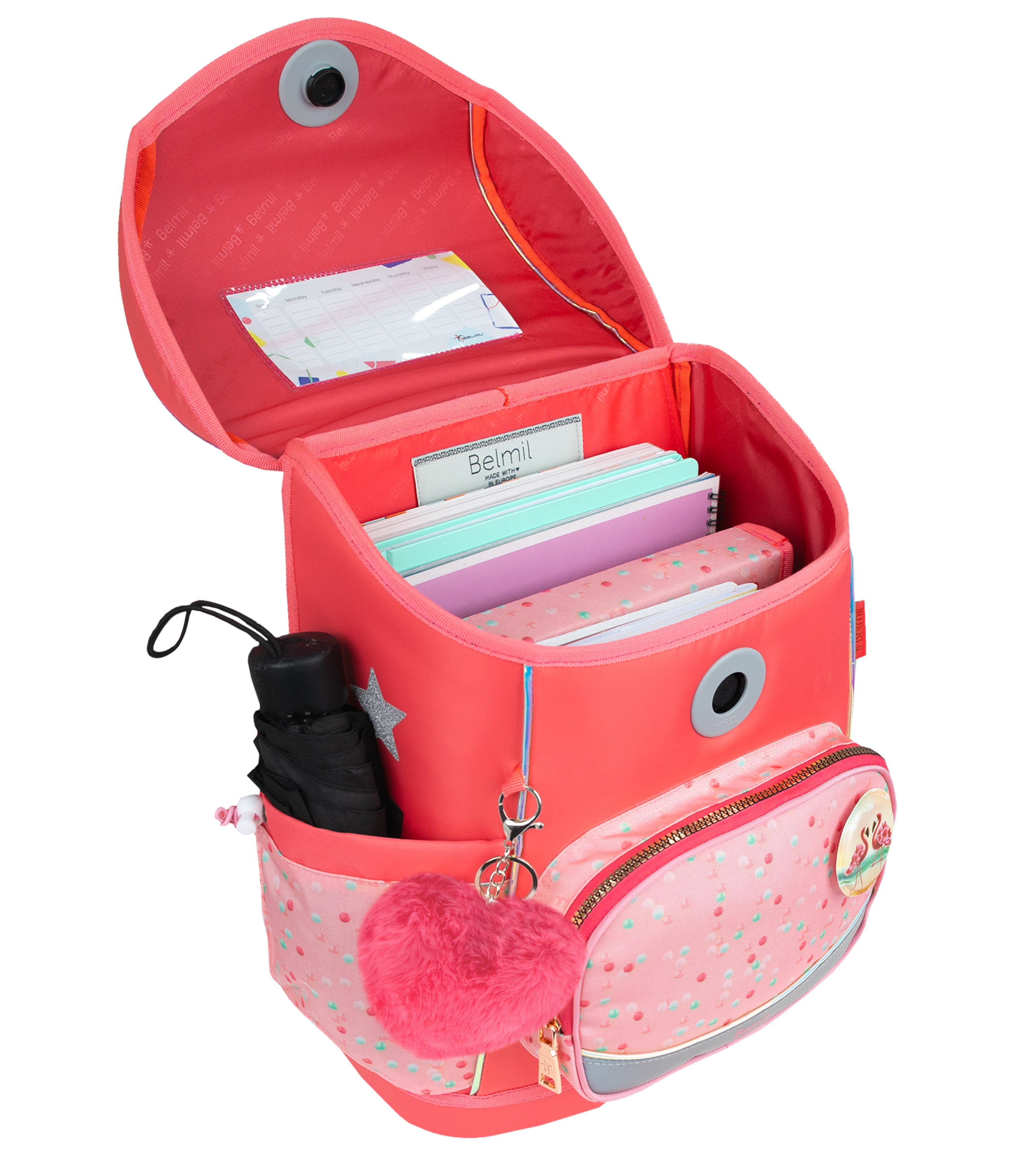 Compact Plus Schulra﻿nzen-Set 5-tlg - Rose Quartz
