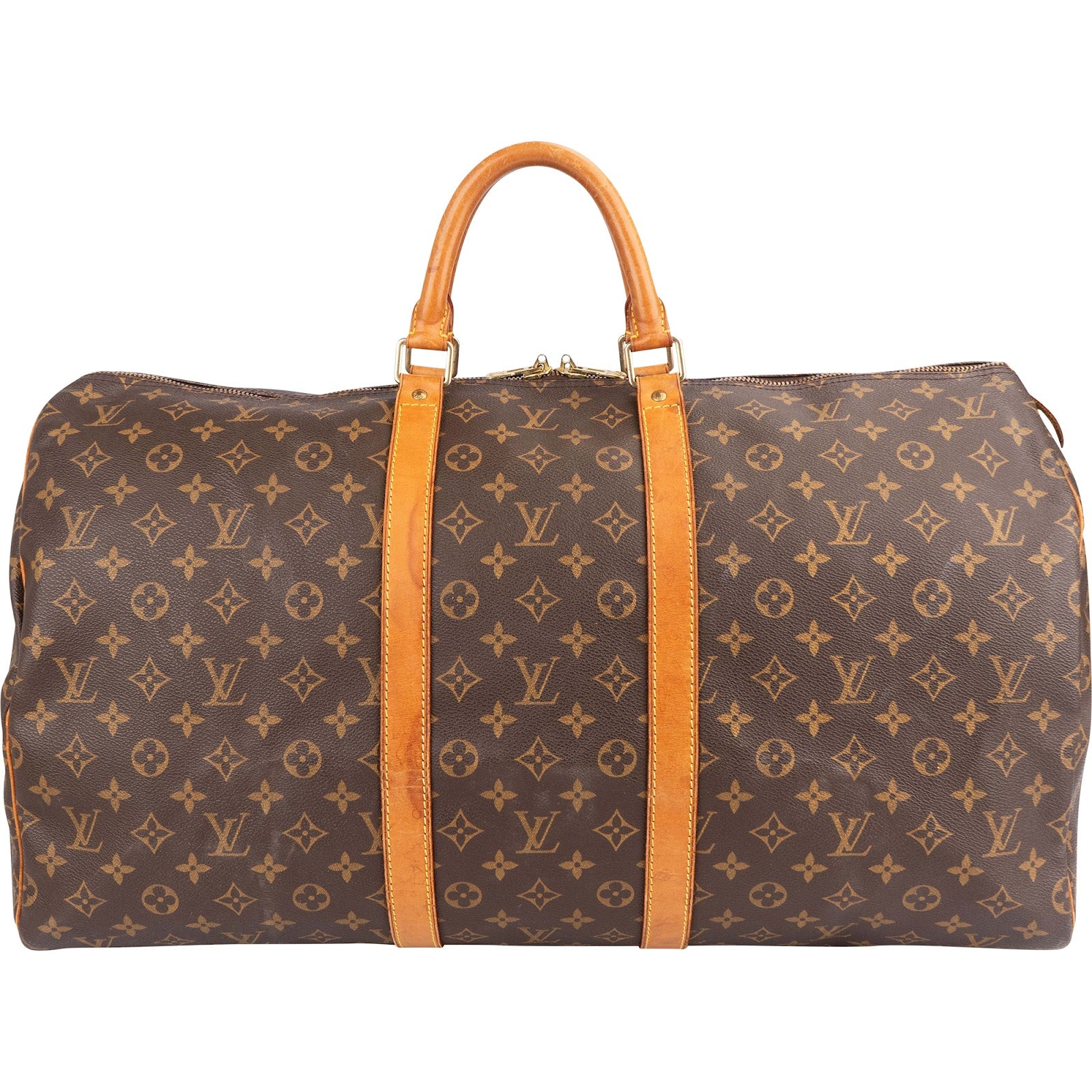 Louis Vuitton Monogram Canvas Keepall 55 Travel Bag