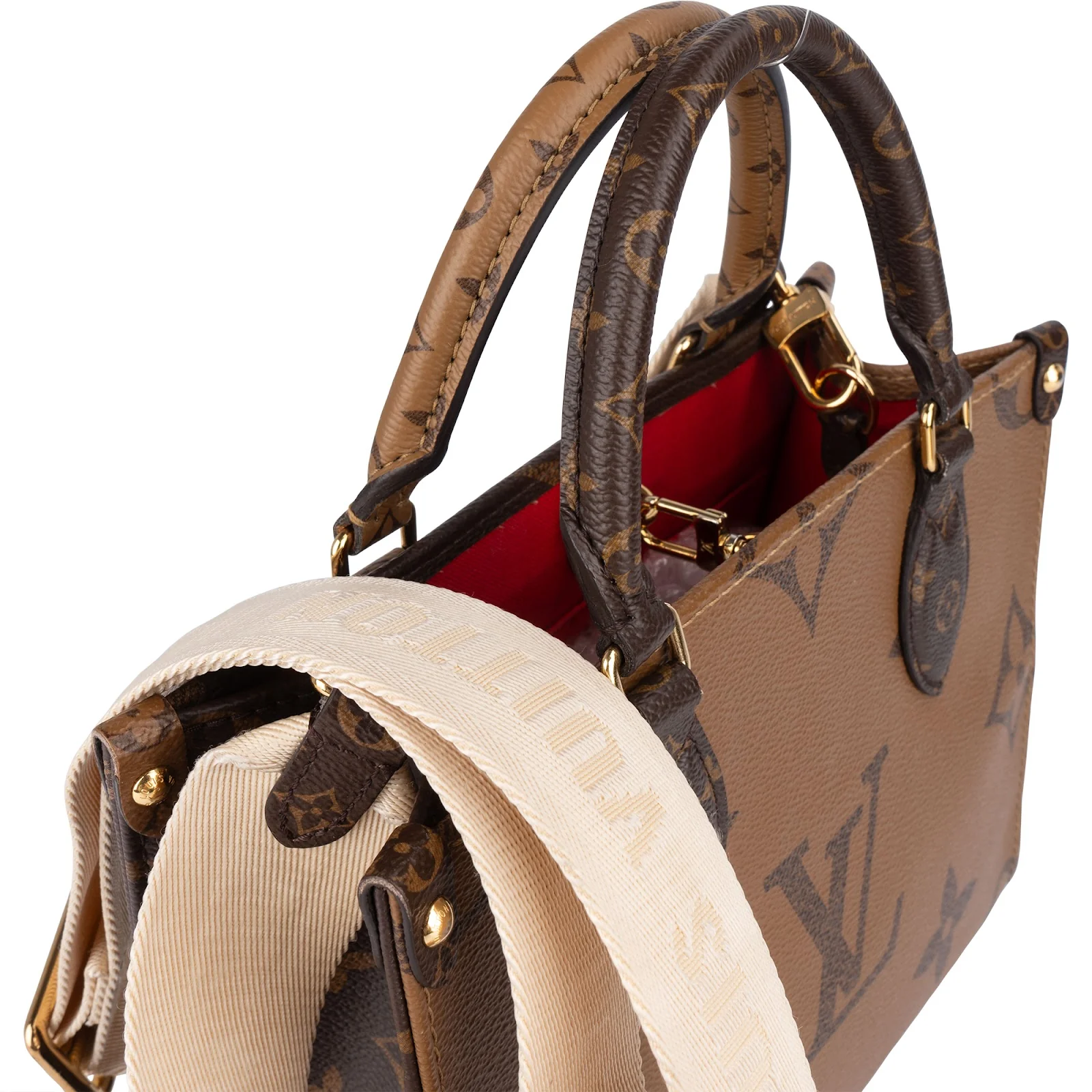 Louis Vuitton Monogram Reverse Canvas OnTheGo PM Handbag