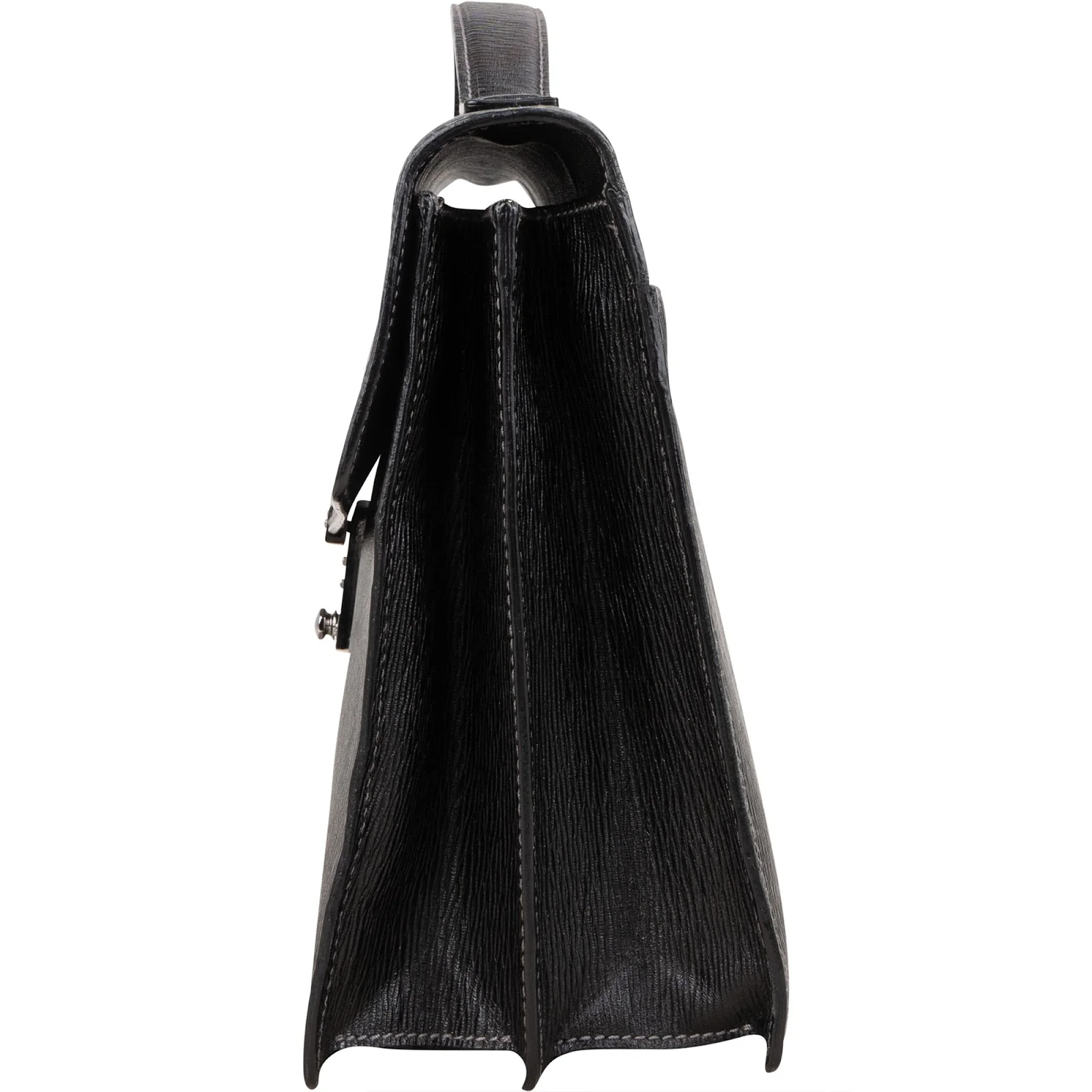 Salvatore Ferragamo Grained Leather Aktentasche