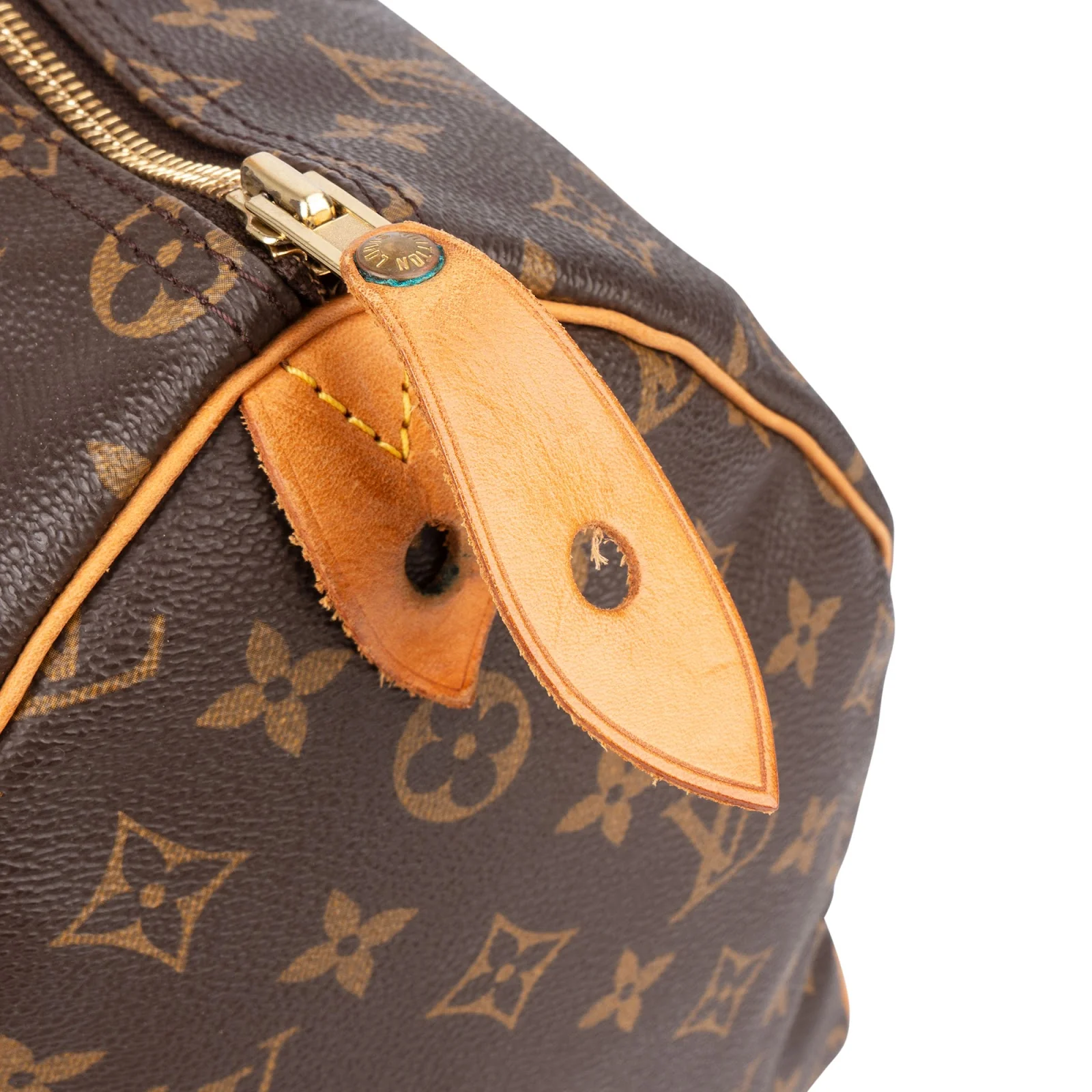 Louis Vuitton Canvas Monogram Speedy 35 Boston Bag