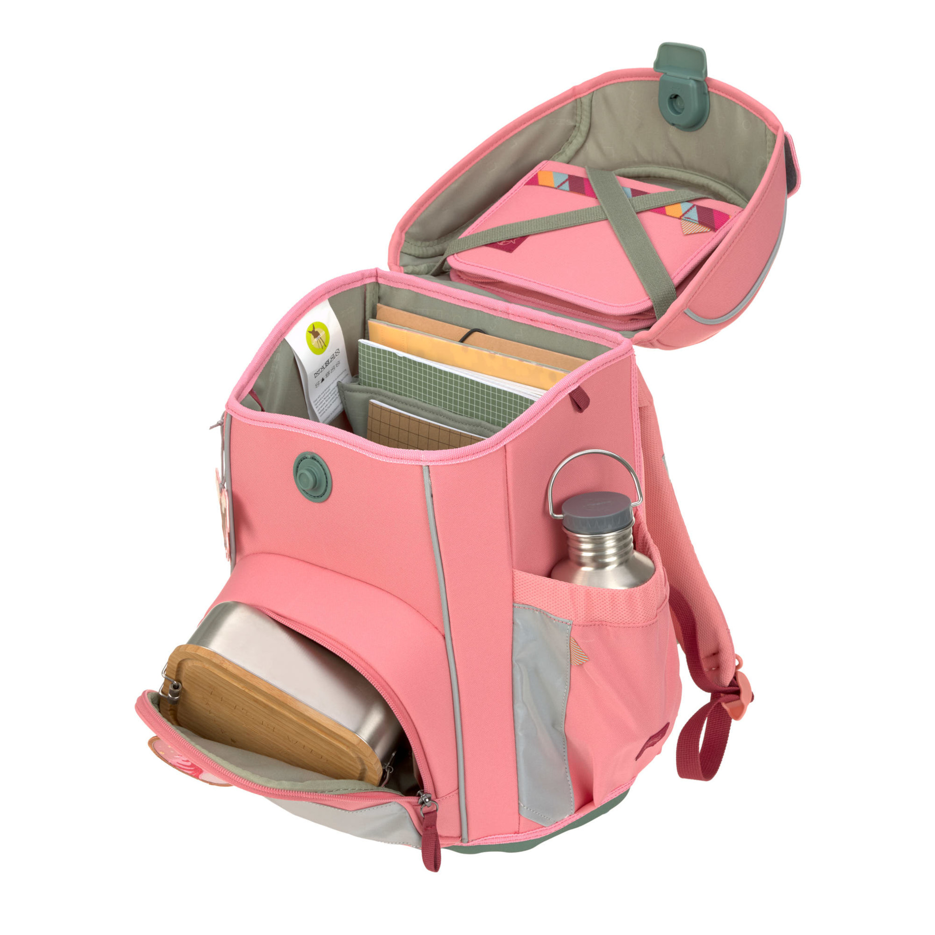 School Set Slim Unique Schulranzenset 6tlg. - pink