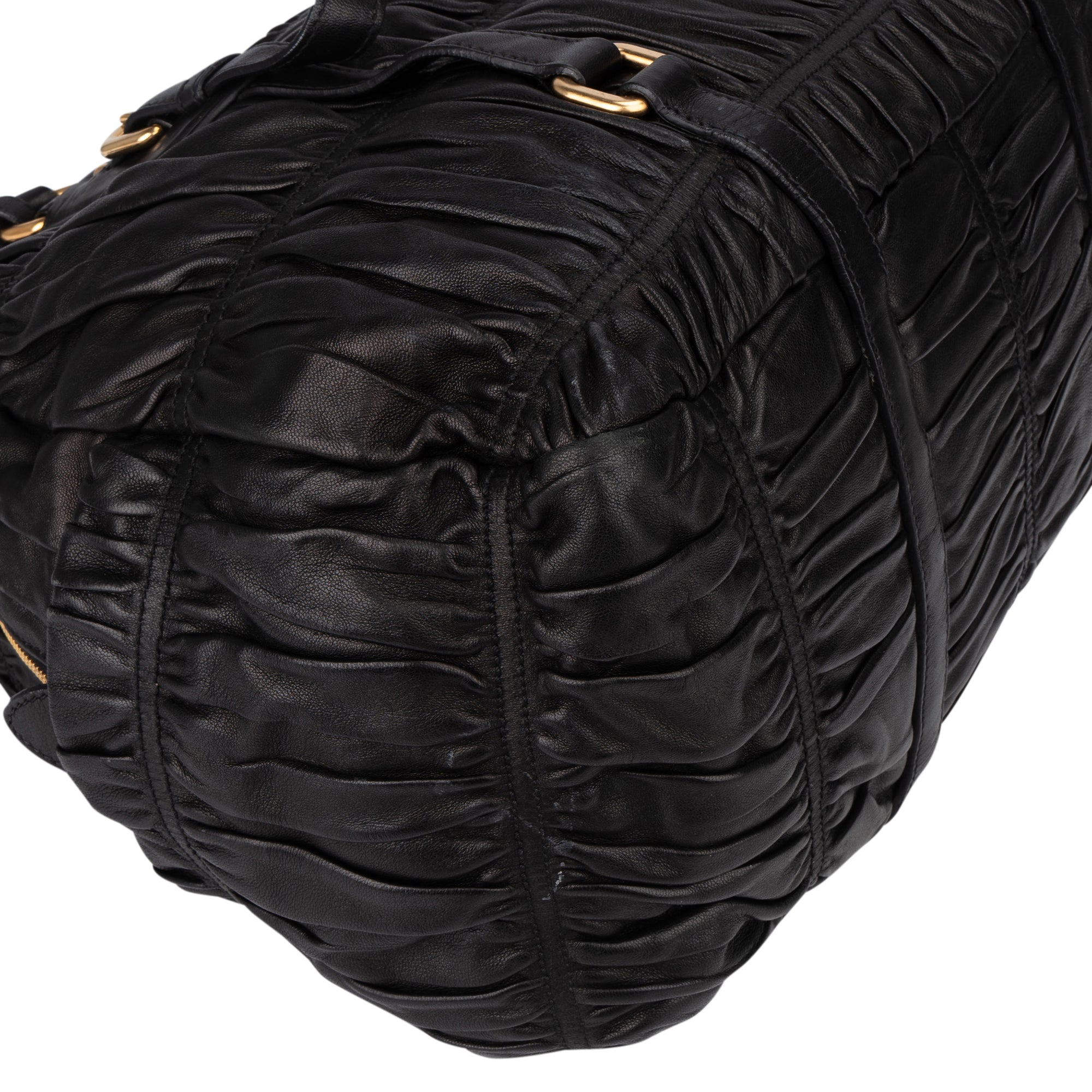 Prada Quilted Leather City Handbag
