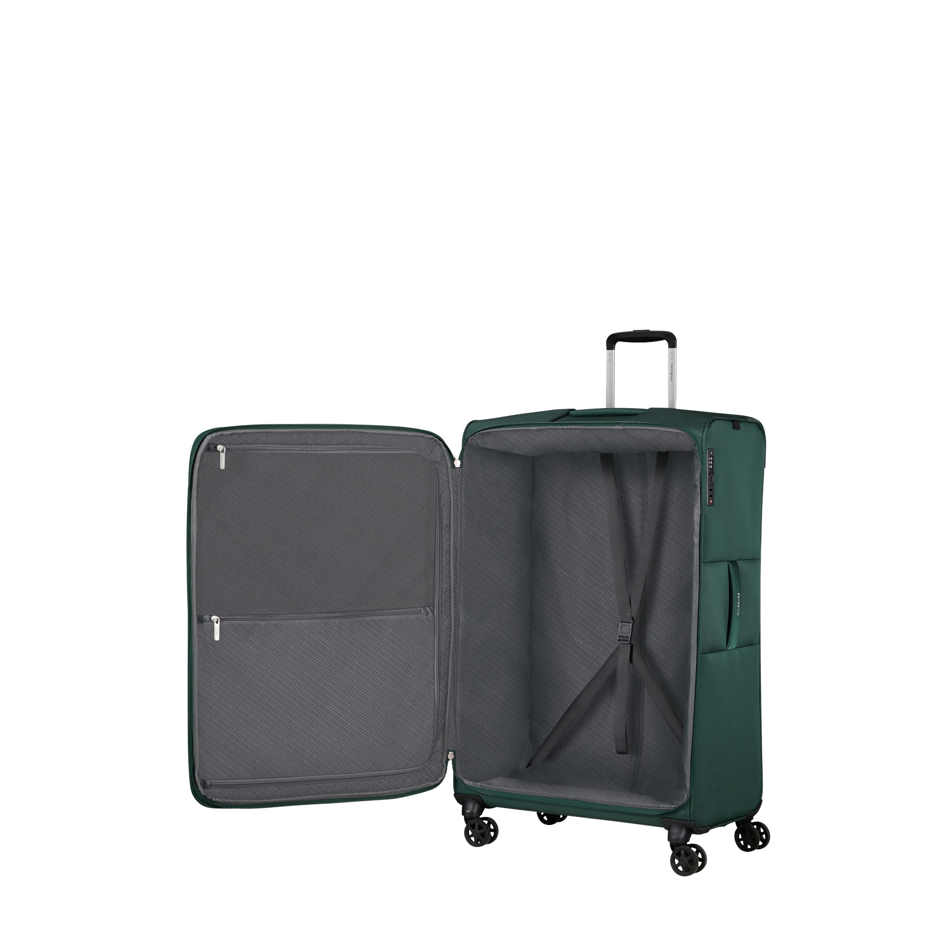BASE BREEZE Trolley XL (81 cm) erweiterbar - DARK GREEN