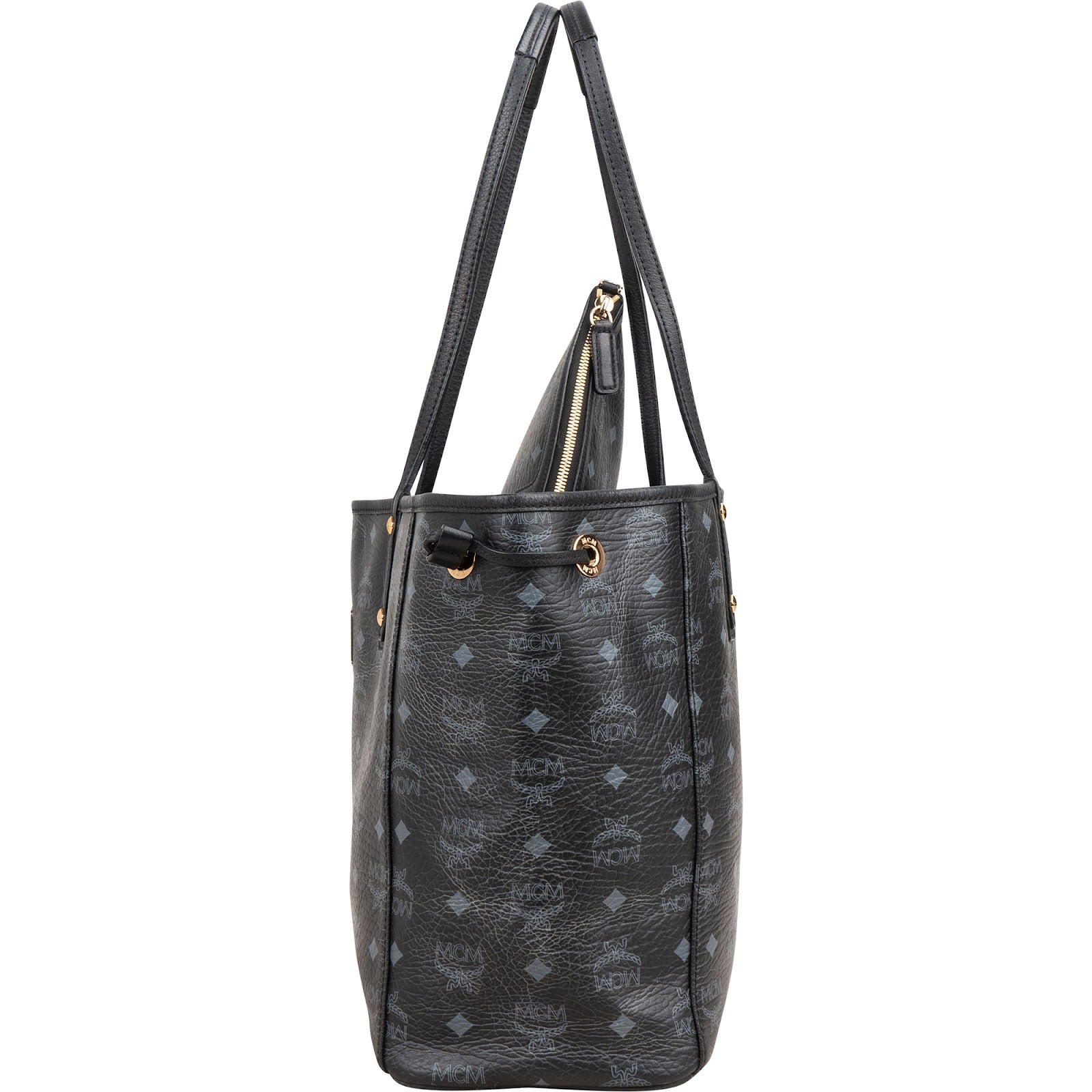 MCM Monogram Visetos Liz omkeerbare shopper-schoudertas