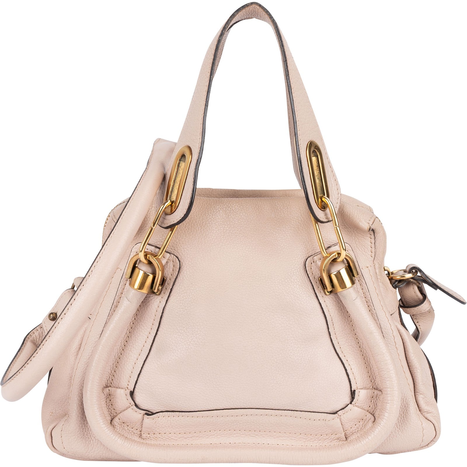 Chloé Grained Leather Paraty Handbag