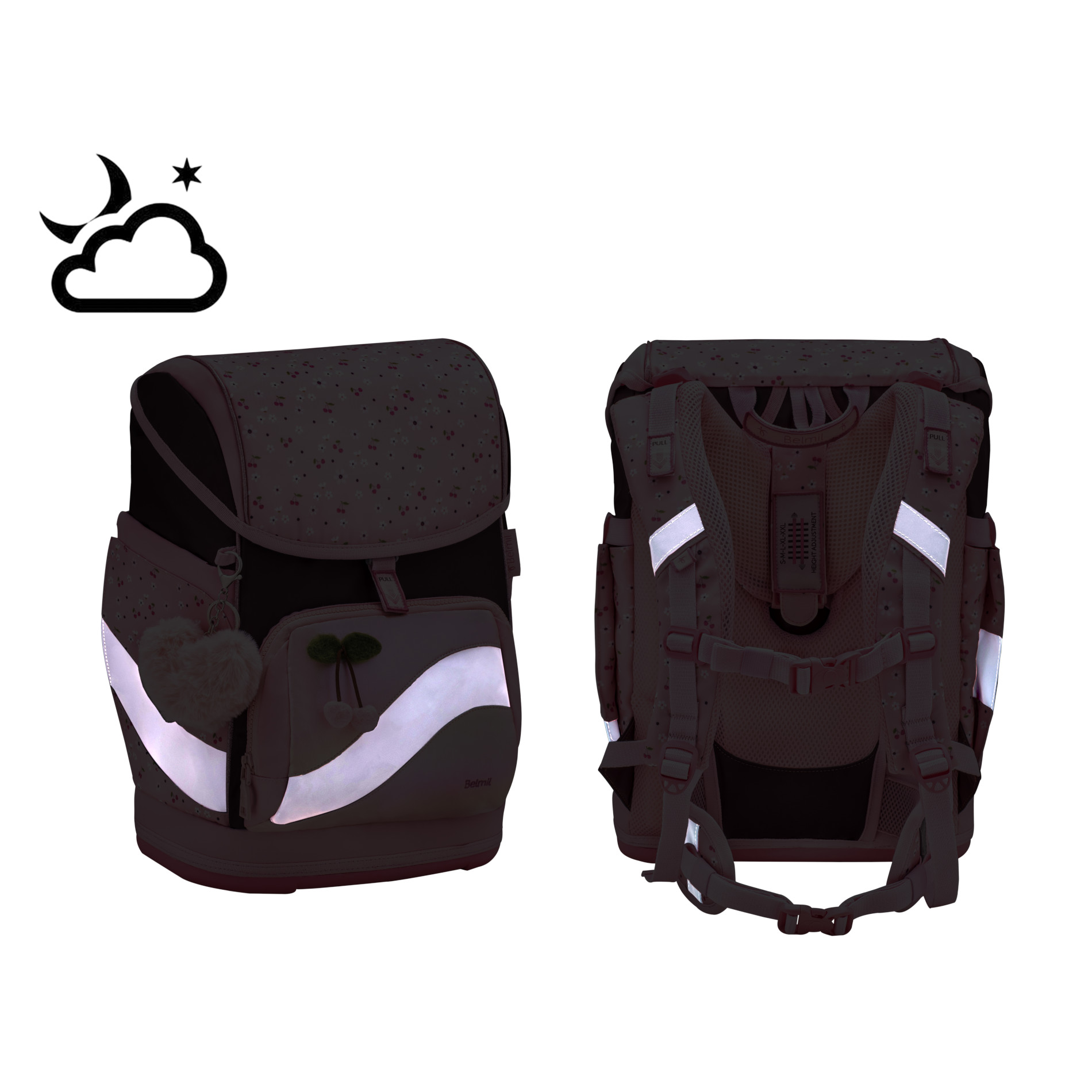 Smarty Plus Cherry Blossom 5-piece satchel set