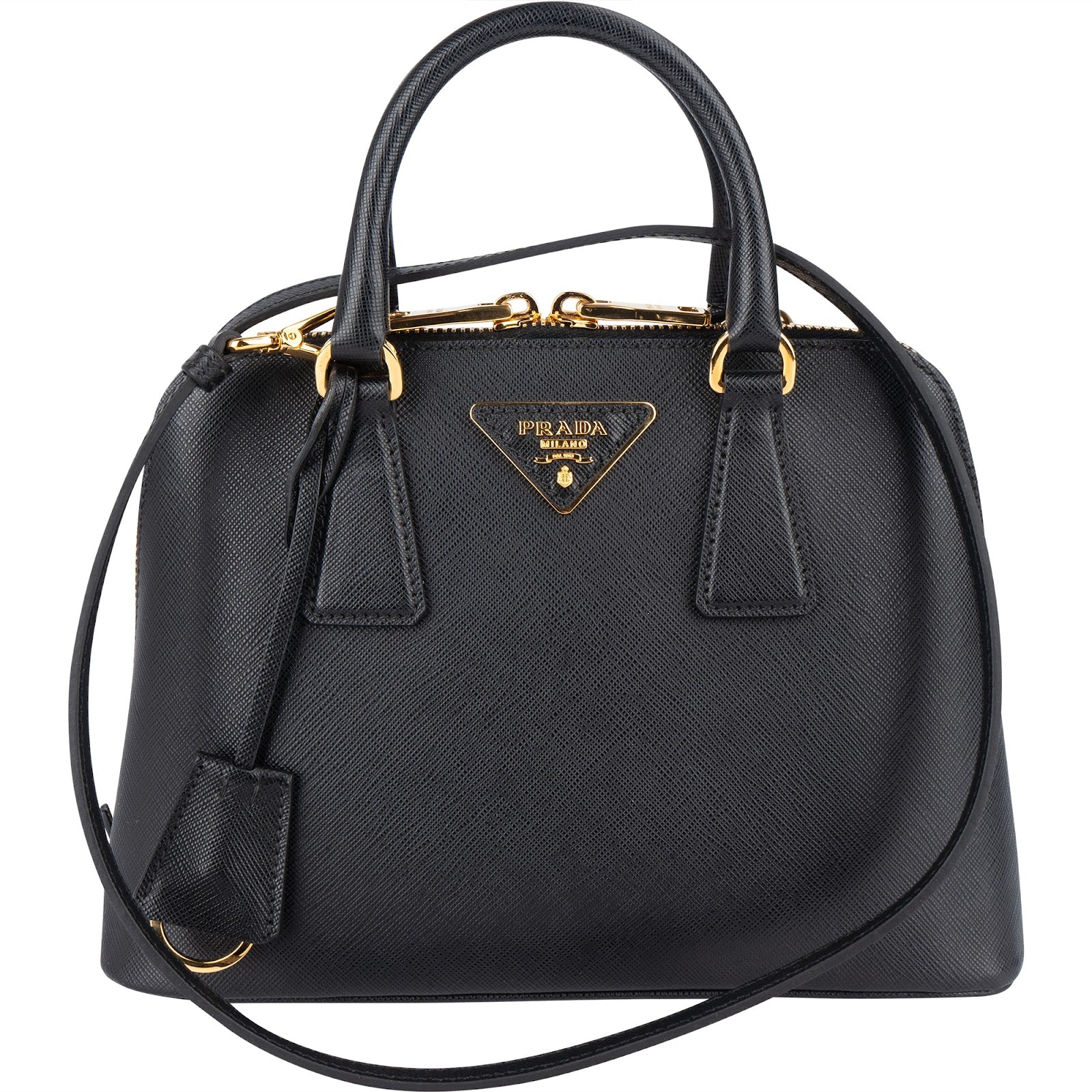 Prada Saffiano Leather Promenade Handbag