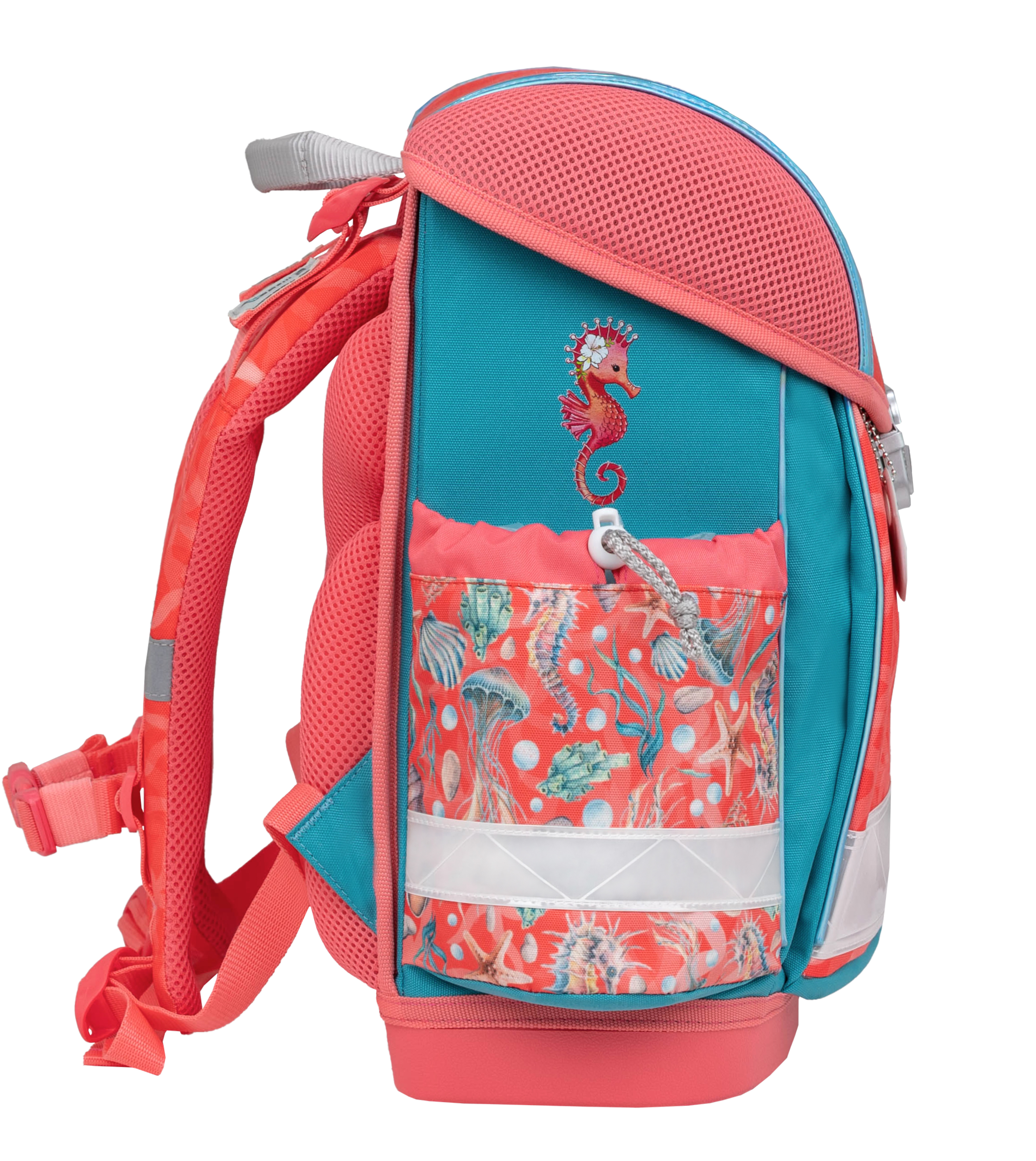 Classy 4-piece satchel set with chest strap - Sea Queen