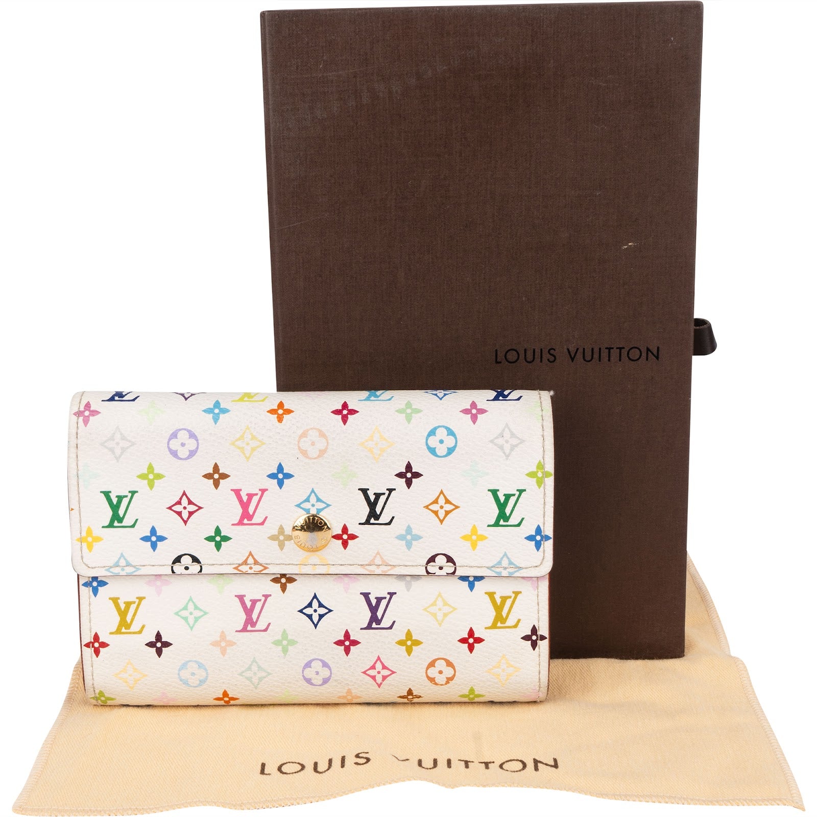 Louis Vuitton Monogram Murakami Multicolor Alexandra Wallet