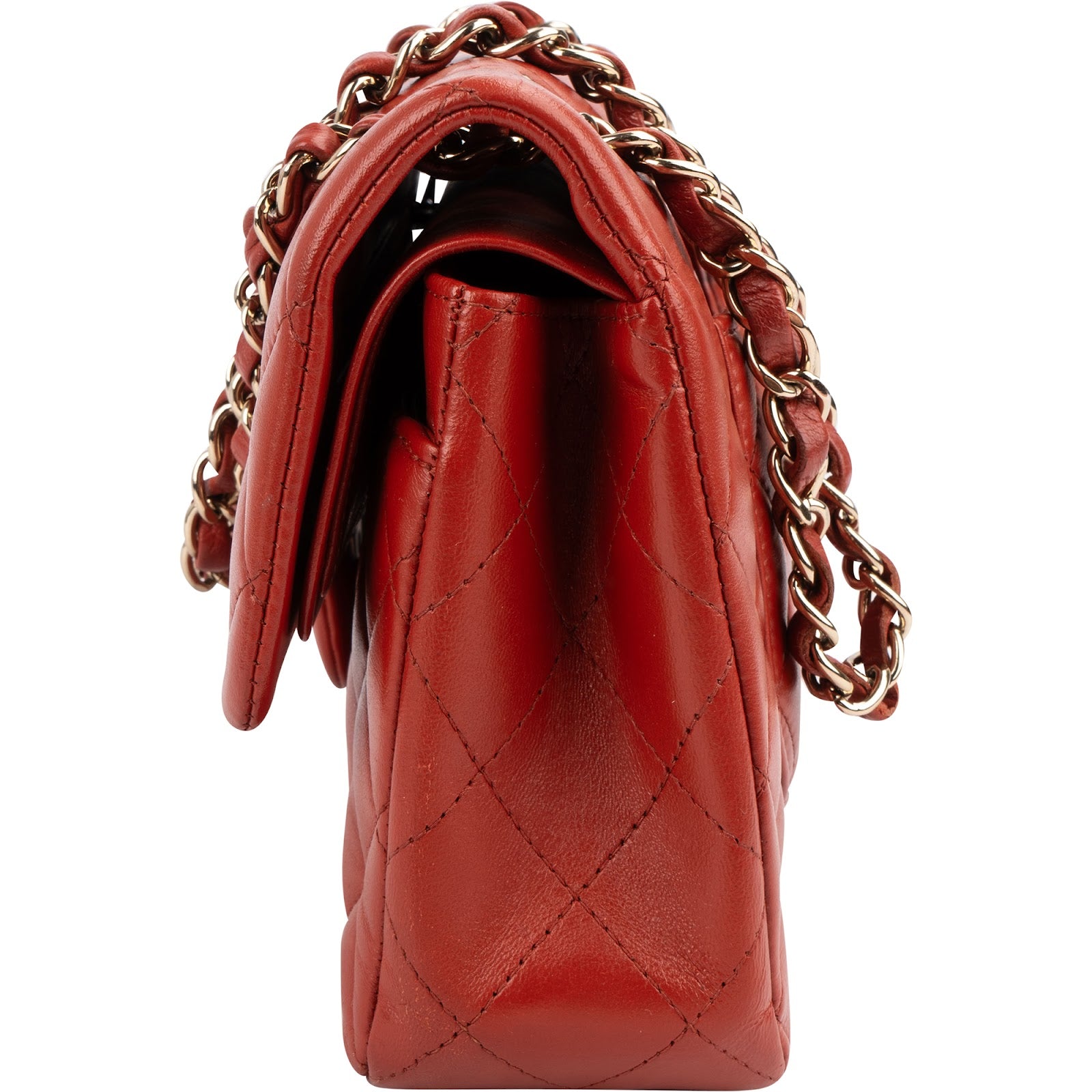 Chanel Quilted Lambskin Small Double Flap Shoulder Bag