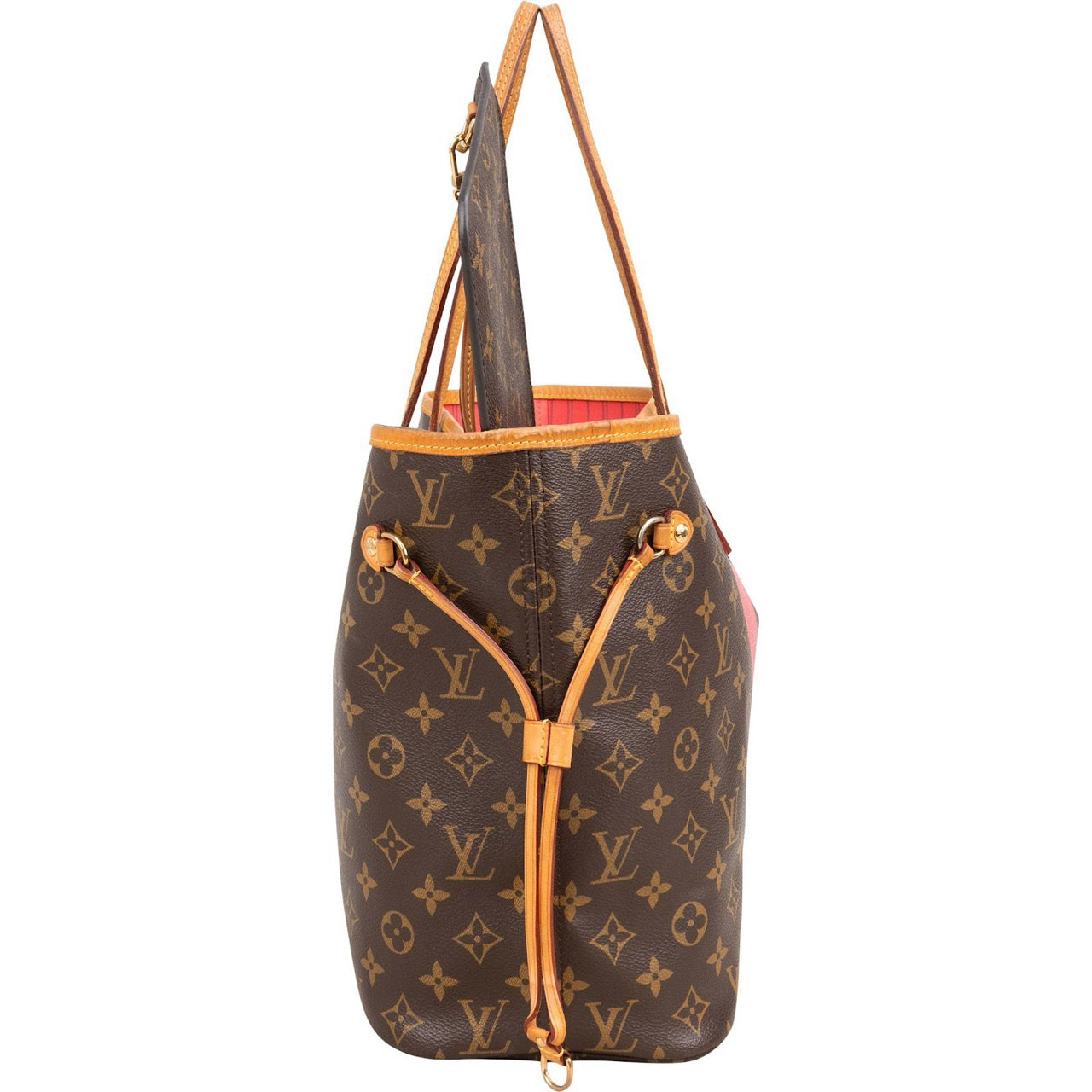 Louis Vuitton Monogram Canvas V Grenade Fuchsia Neverfull MM Shoulder Bag