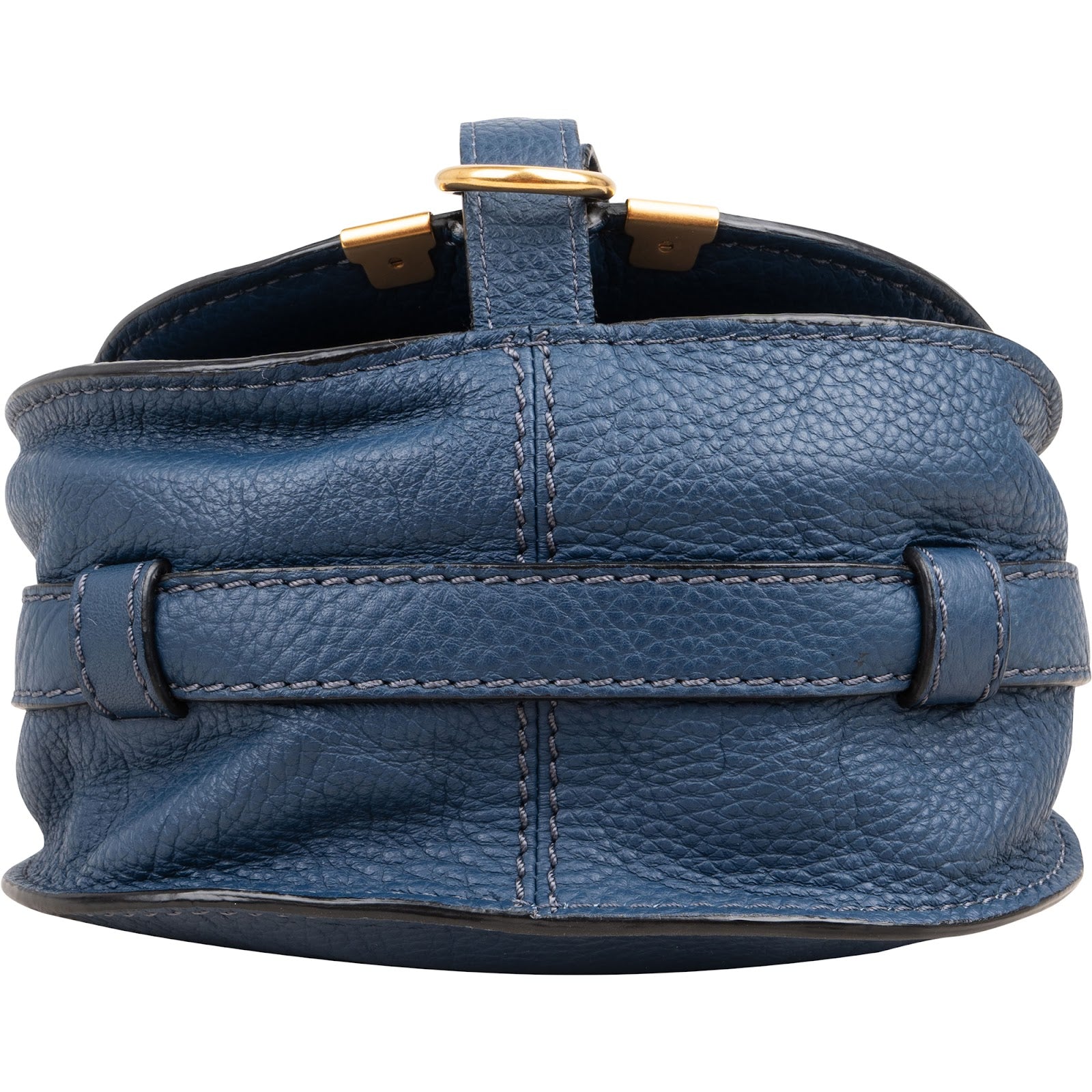Chloé Grained Calfskin Marcie Small Saddle Crossbody Bag