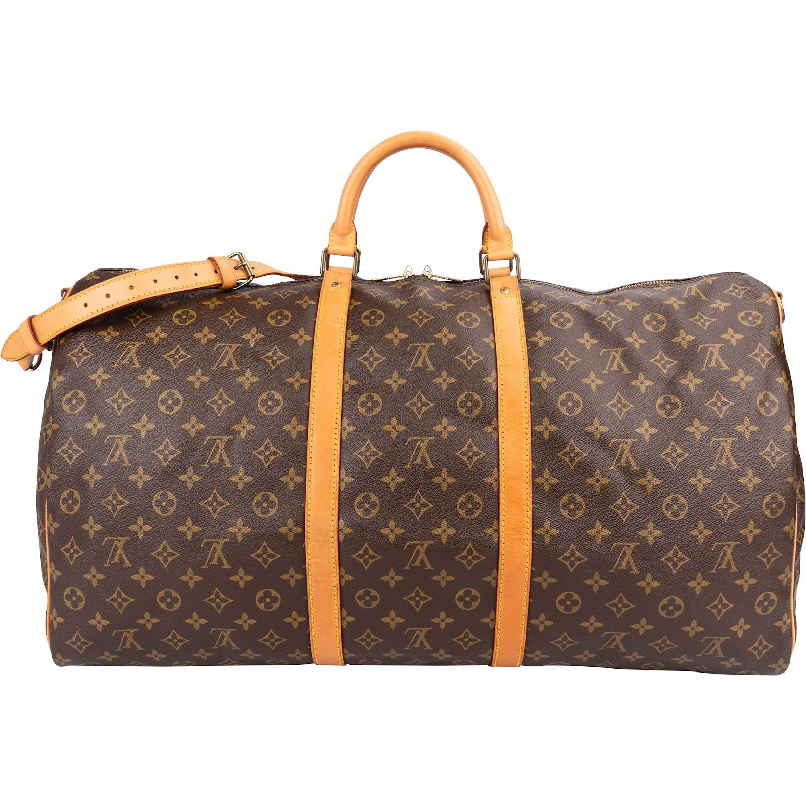 Louis Vuitton Monogram Canvas Keepall 60 Bandoulière Reisetasche