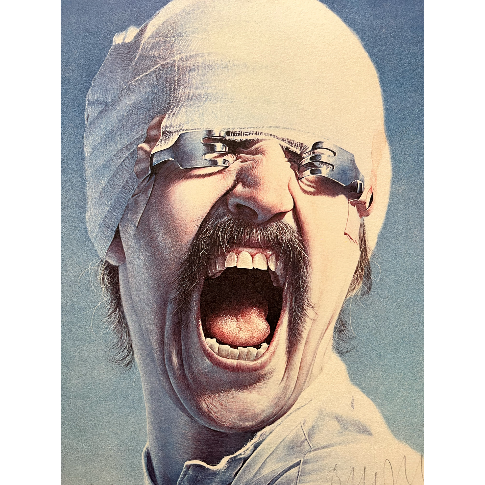 Gottfried Helnwein - Der Schrei (Selbstporträt)