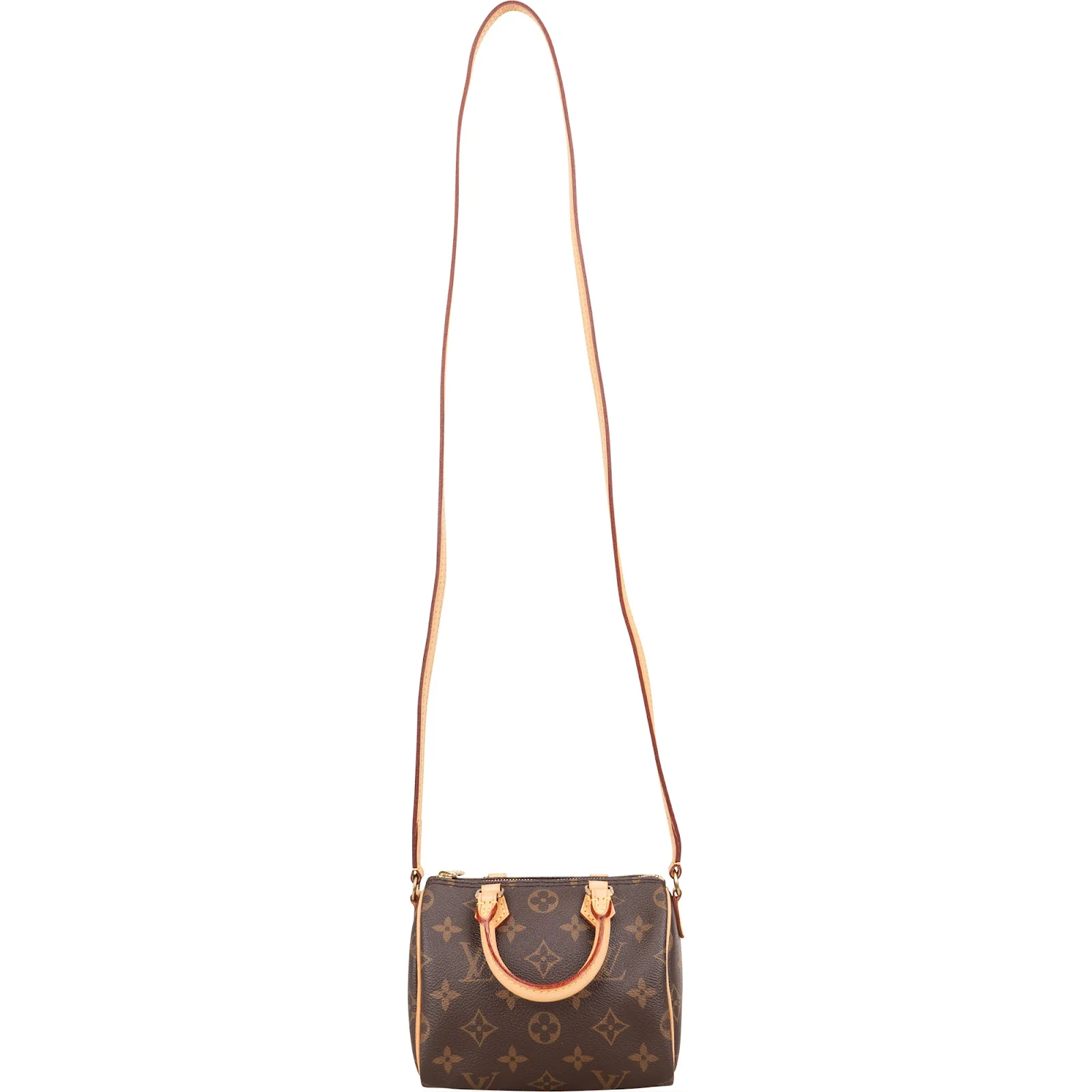 Louis Vuitton Monogram Canvas Nano Speedy Crossbodybag