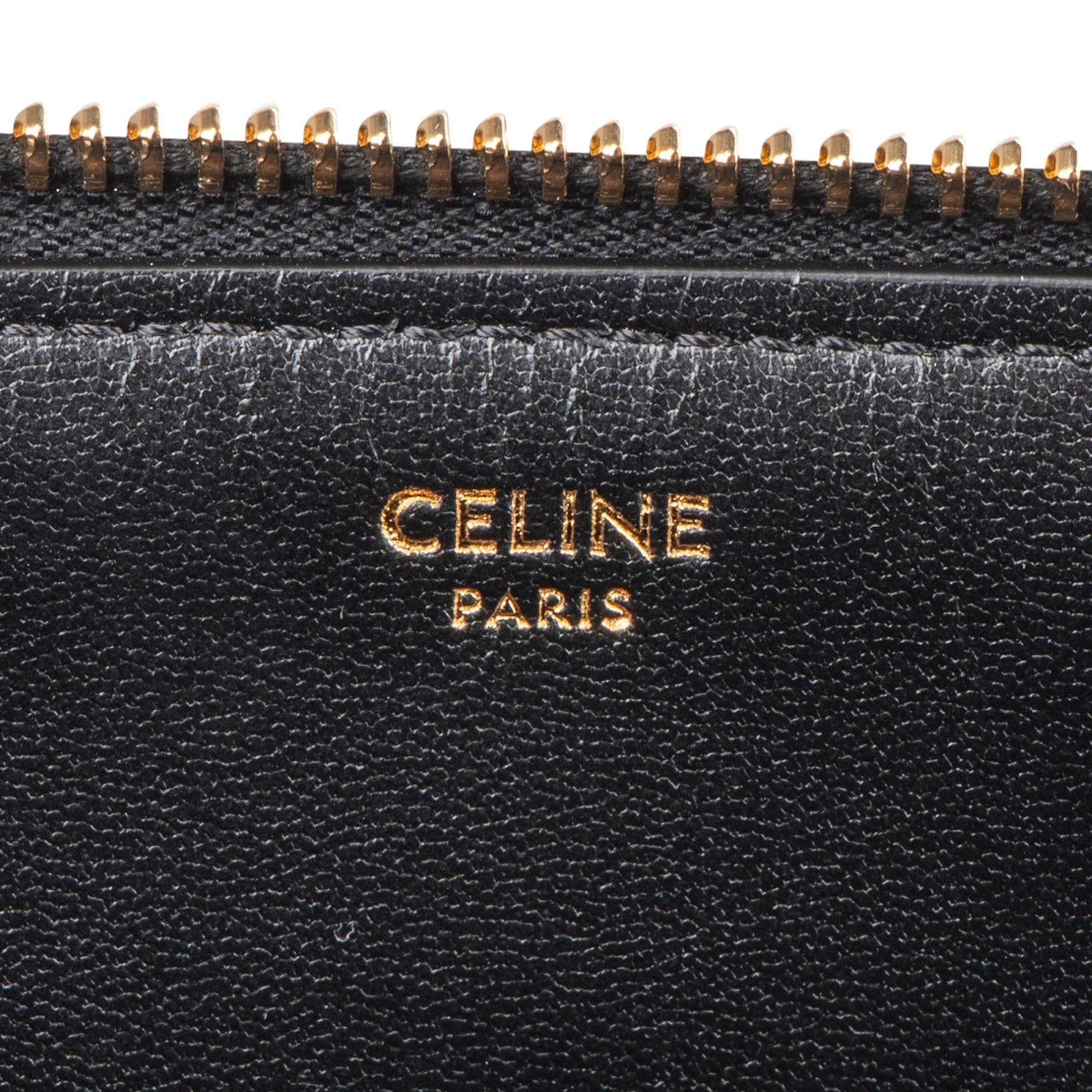 Celine Smooth Calfskin Triomphe Clutch