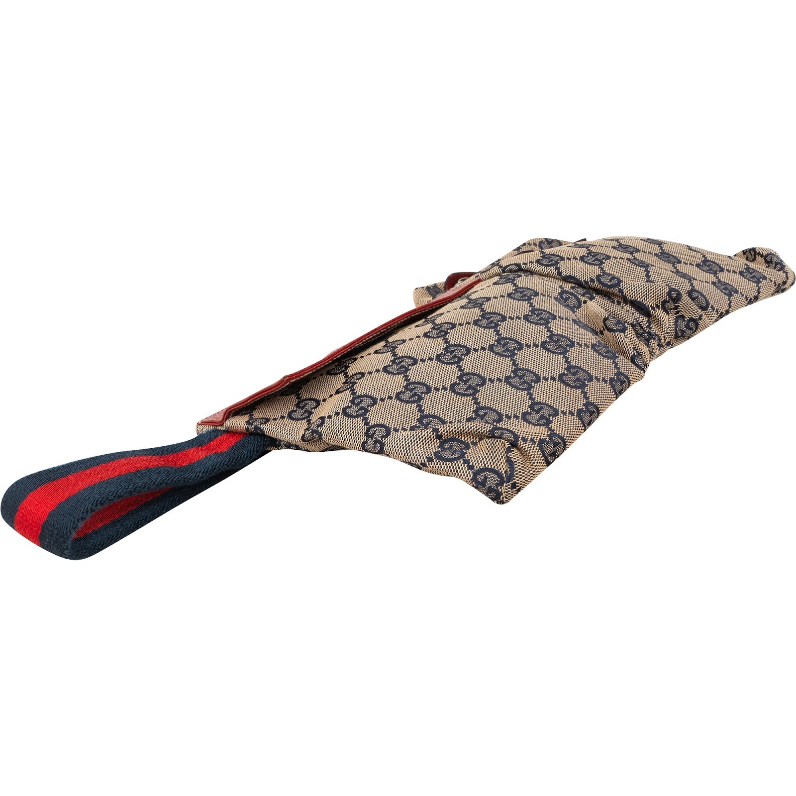 Gucci - Monogram GG Canvas Web Stripe Crossbody Belt