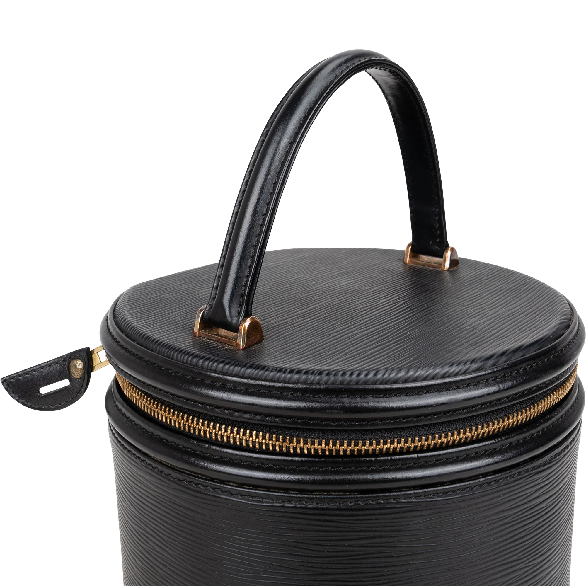 Louis Vuitton Noir Epi Leather Cannes Vanity Handbag