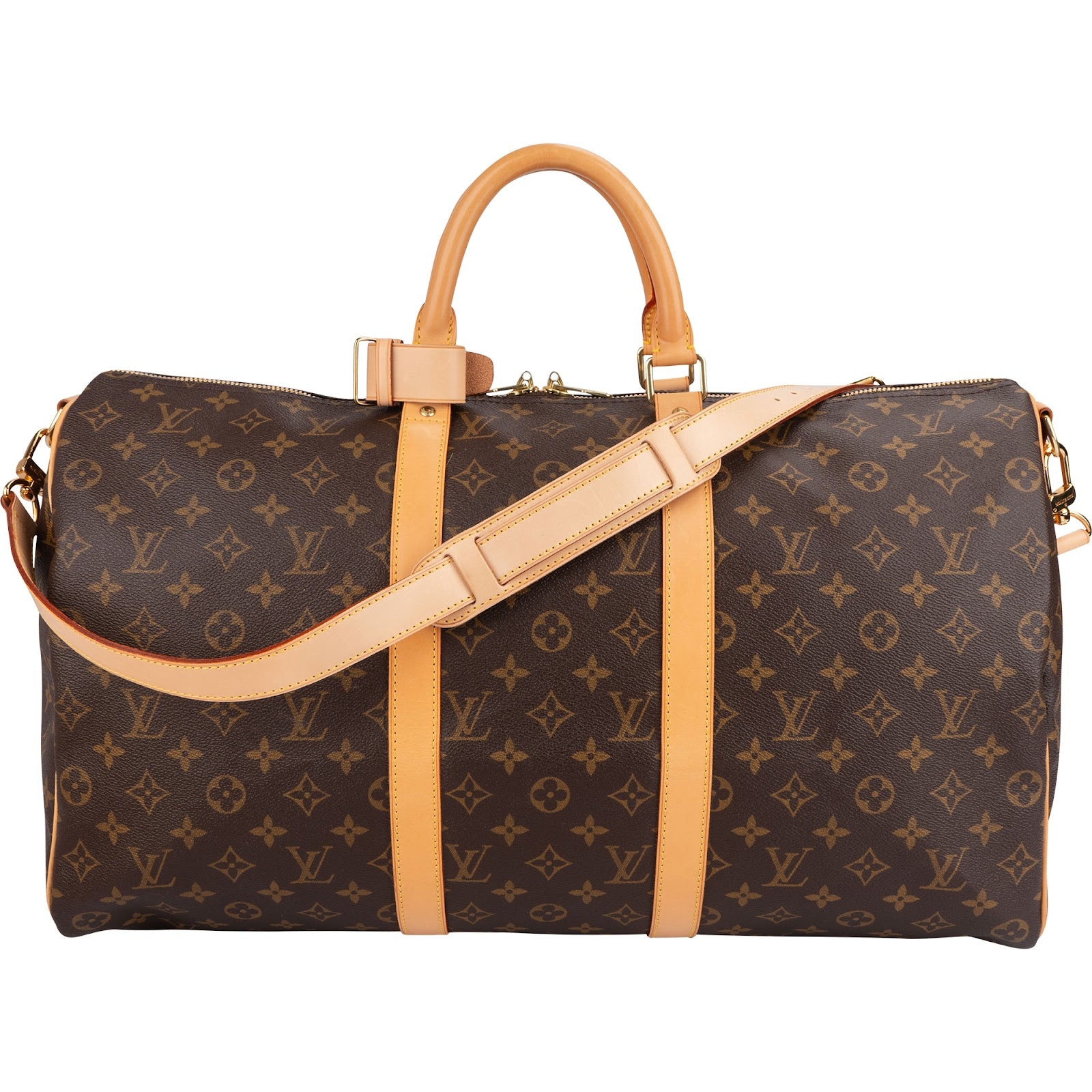 Louis Vuitton Monogram Canvas Keepall 50 Bandoulière Reisetasche
