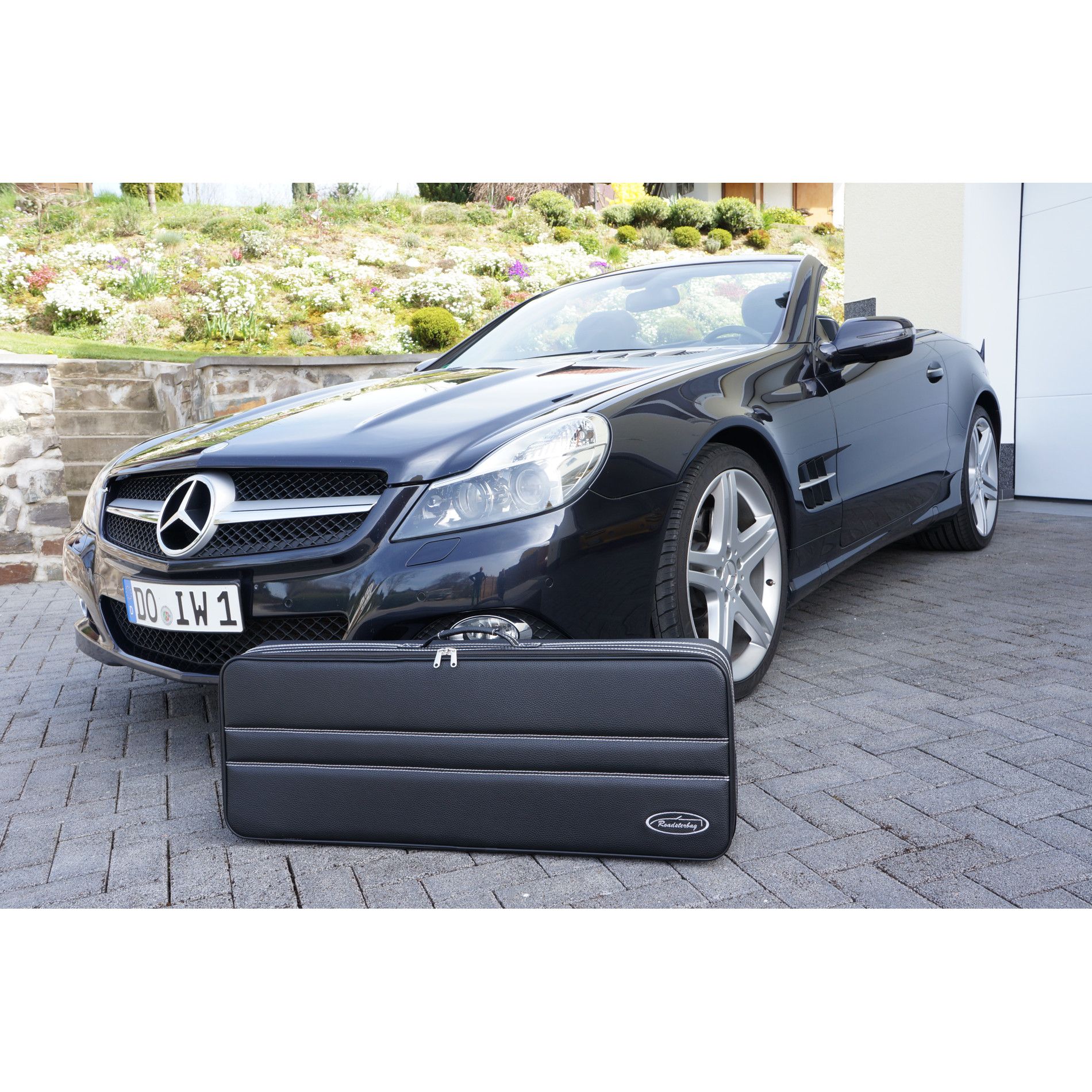 SL (R230+R231) (EU) Zusatzkoffer hinter Sitzen 1-tlg. - Echtleder