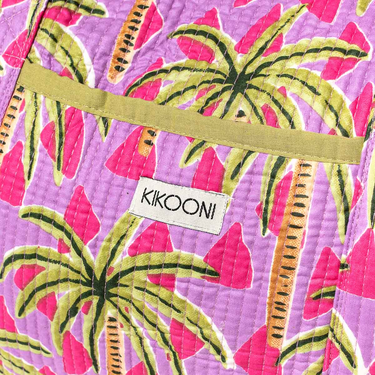 Handgemachte Baumwolltasche Palm Spring