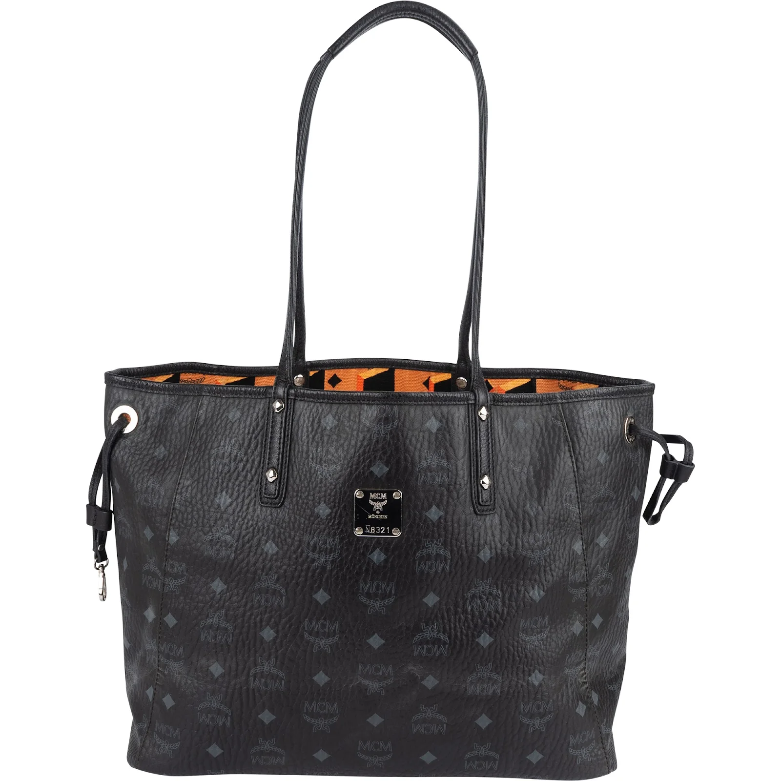 MCM Monogram Visetos Reversible Liz Shopper Shoulder Bag