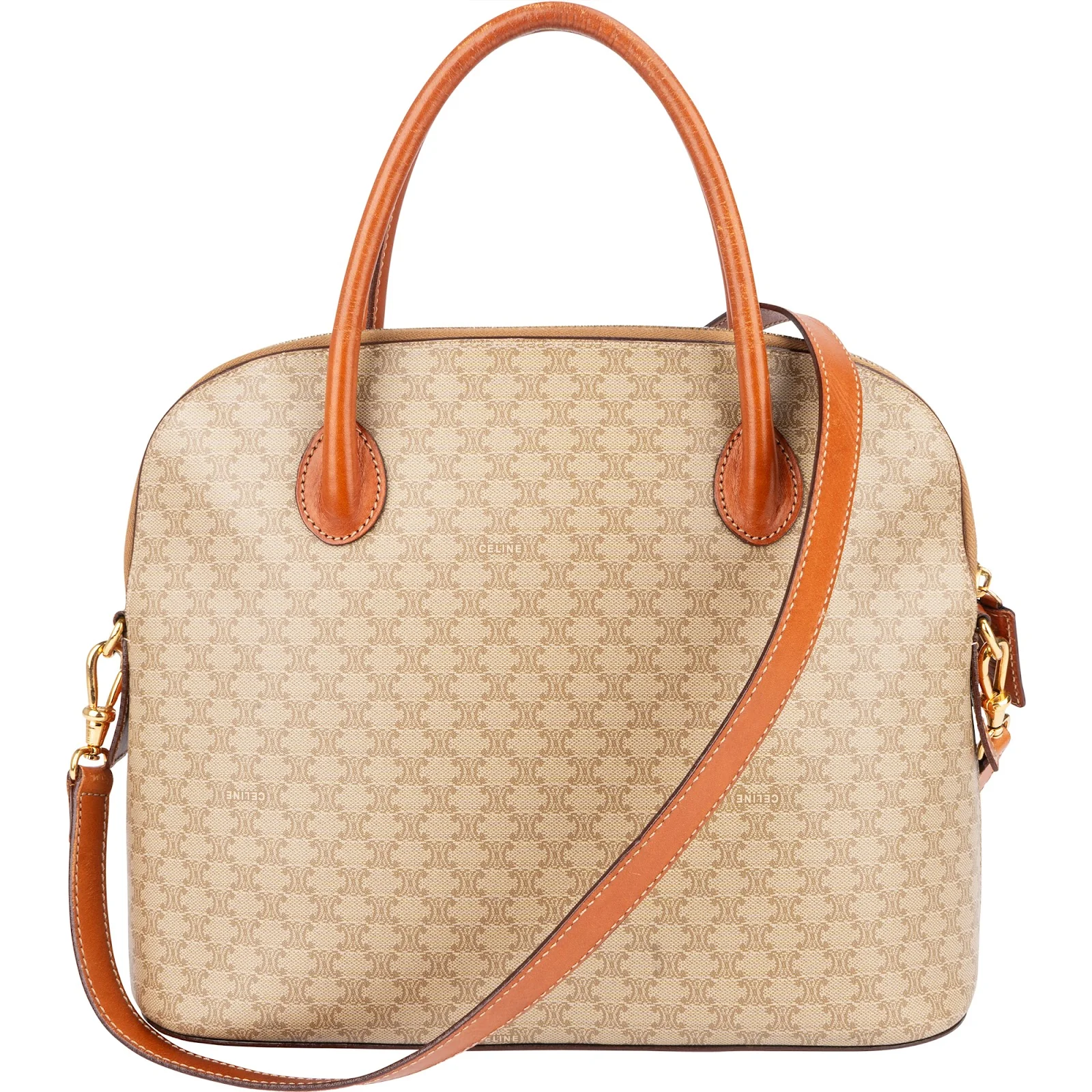 Celine Macadam Monogram Dome Handbag