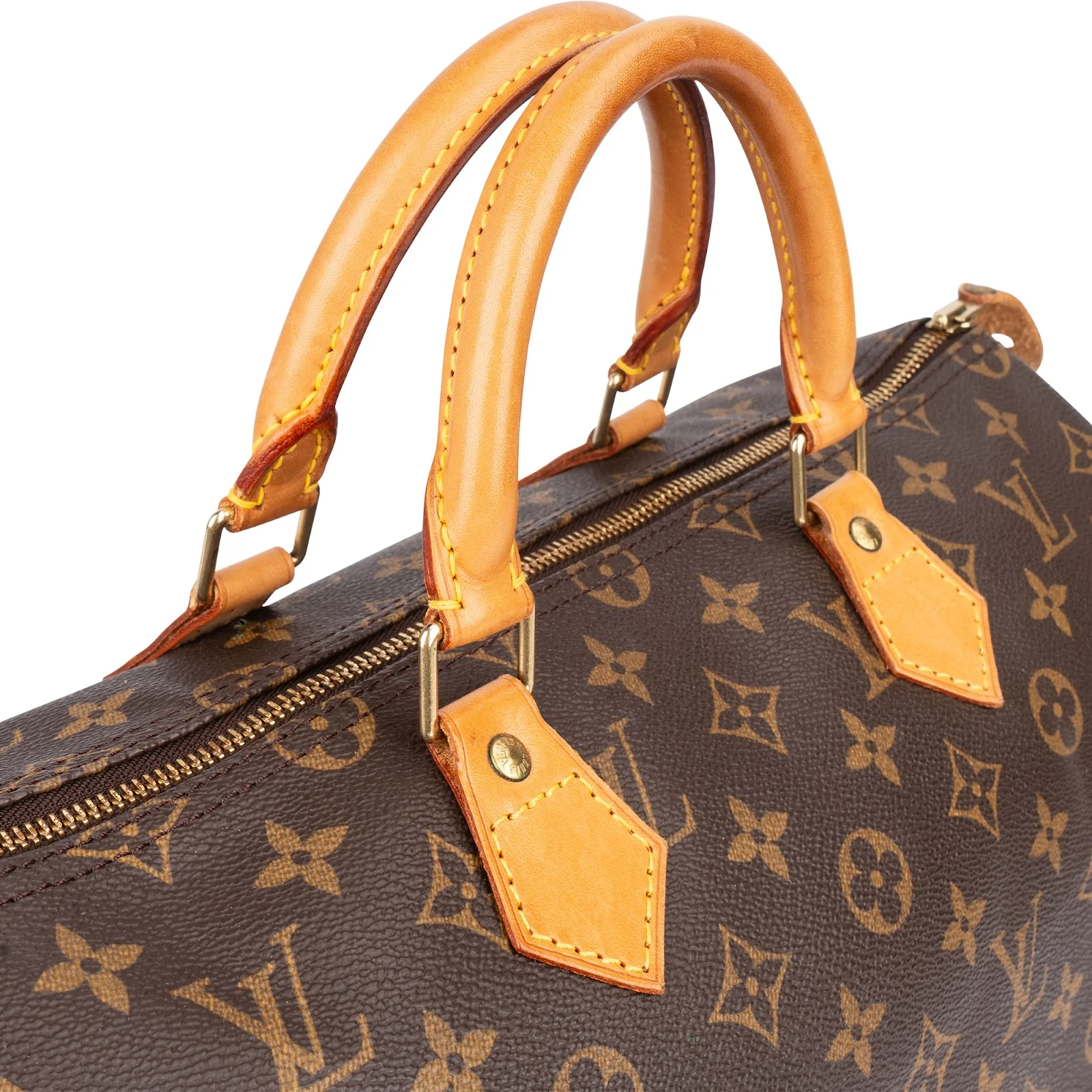 Louis Vuitton Canvas Monogram Speedy 35 Boston Bag