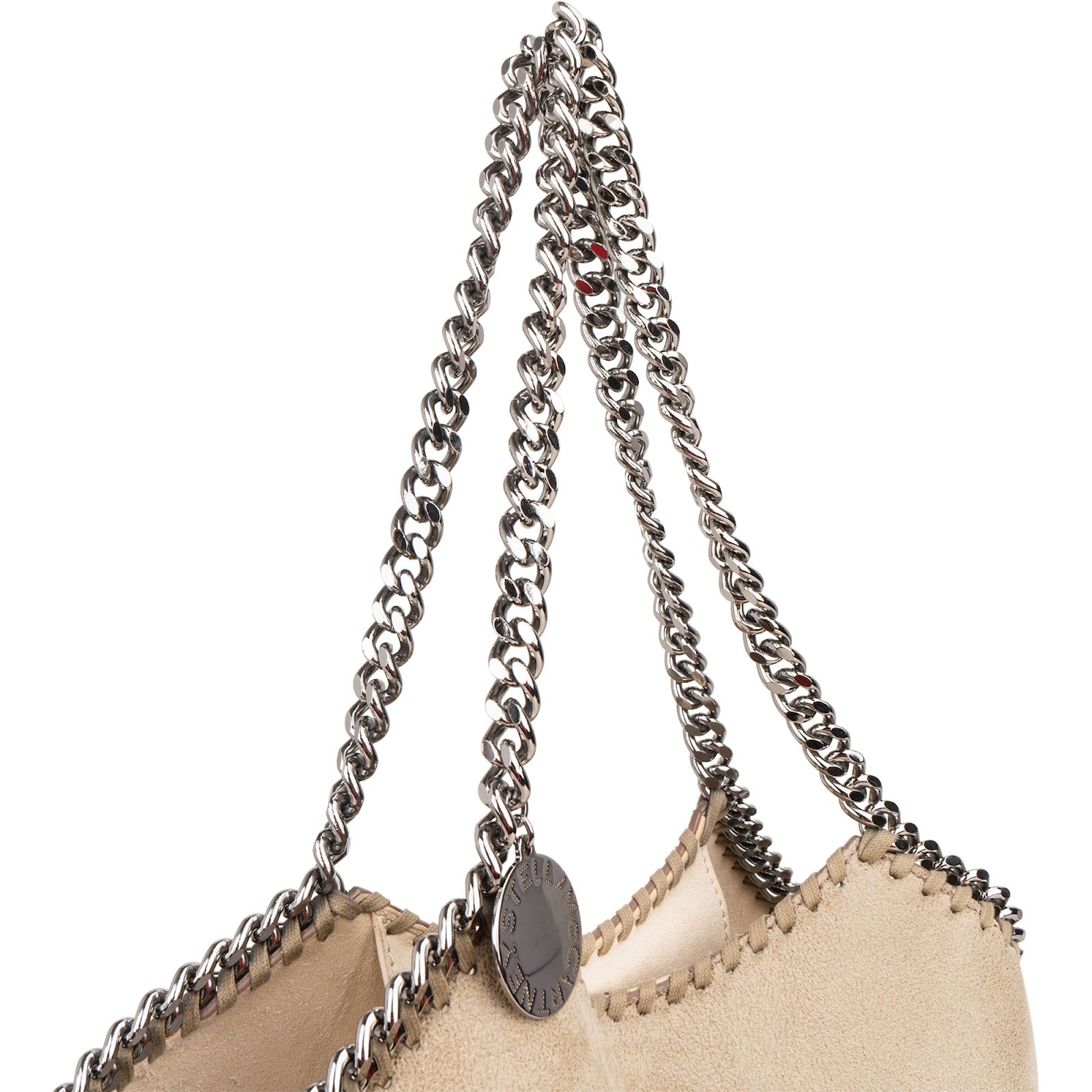 Stella McCartney - Shaggy Deer Raffia Falabella-schoudertas