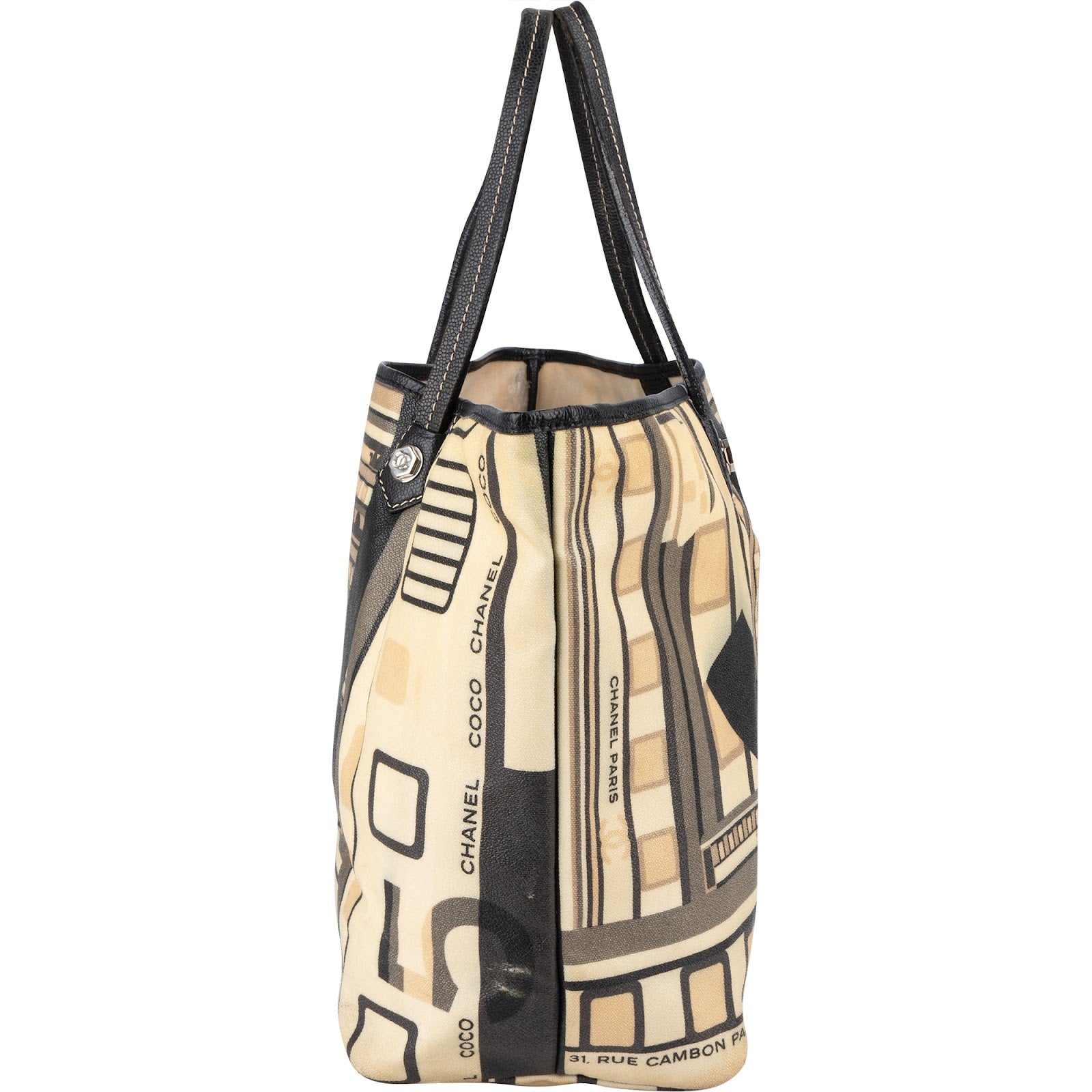 Chanel Central Station Grand Shopping Cambon Tote Handbag