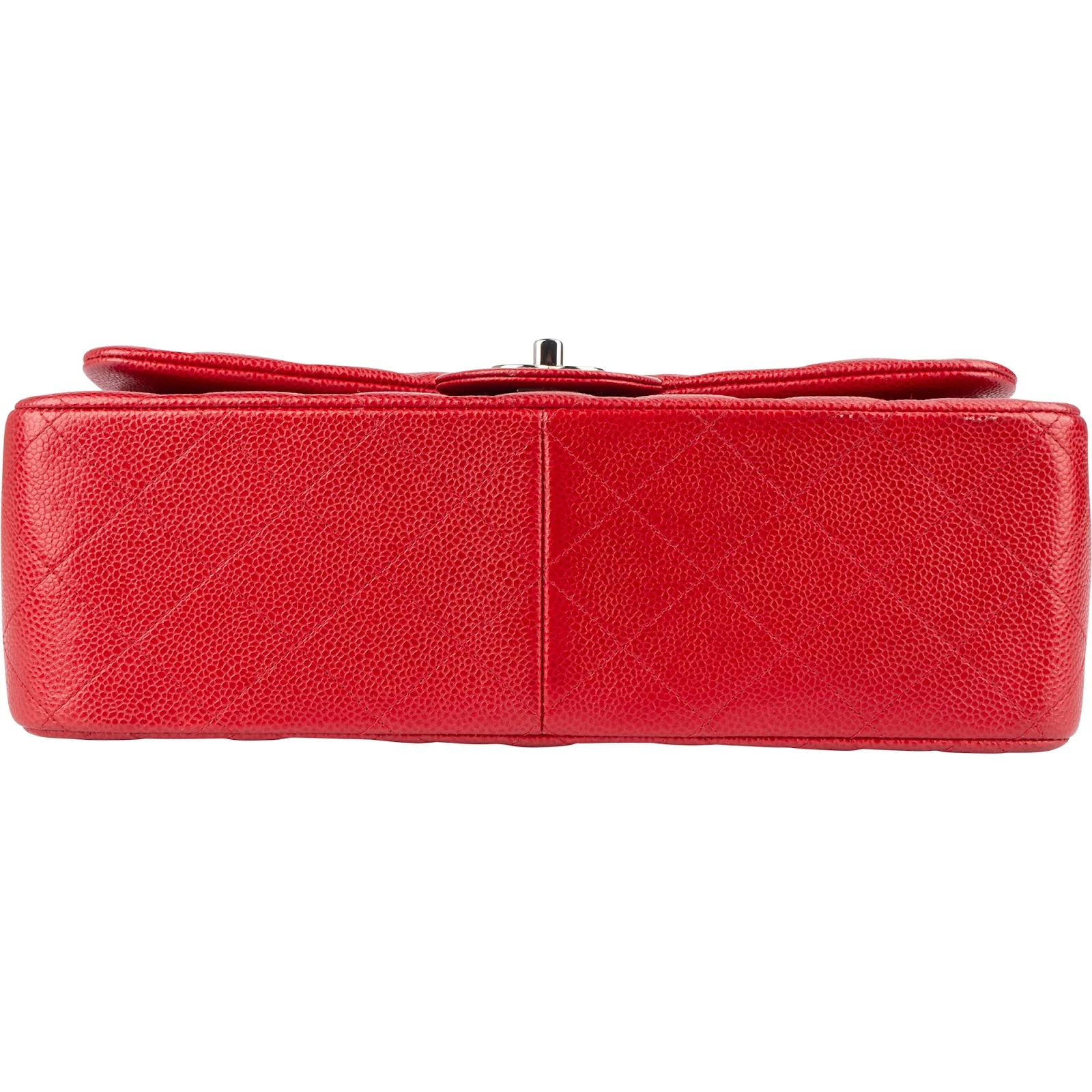 Chanel Caviar Leather Jumbo Double Flap Crossbody Bag