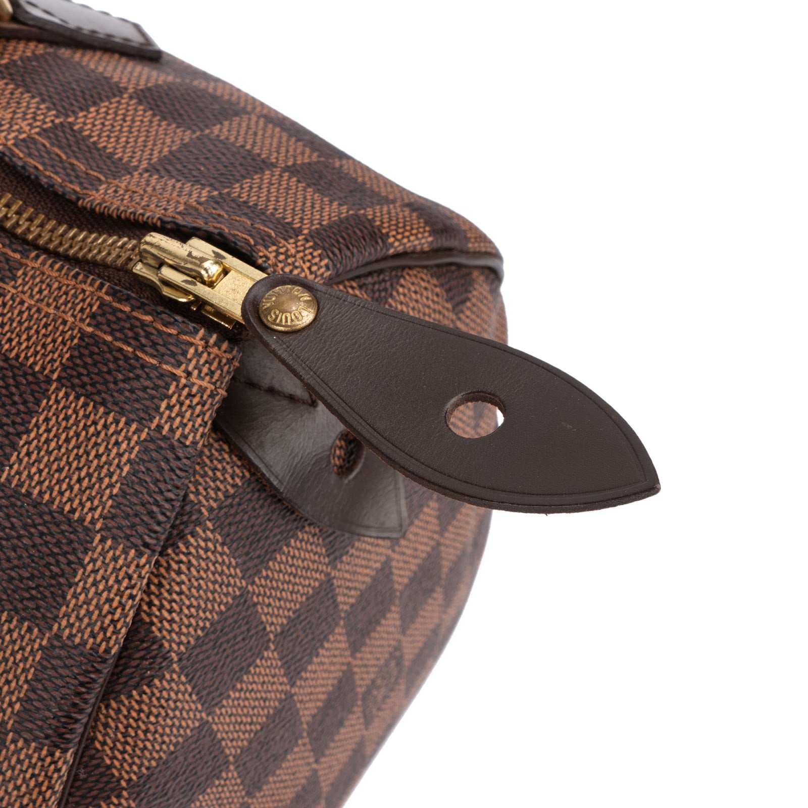 Louis Vuitton Monogram Damier Ebene Speedy 30 Boston Bag
