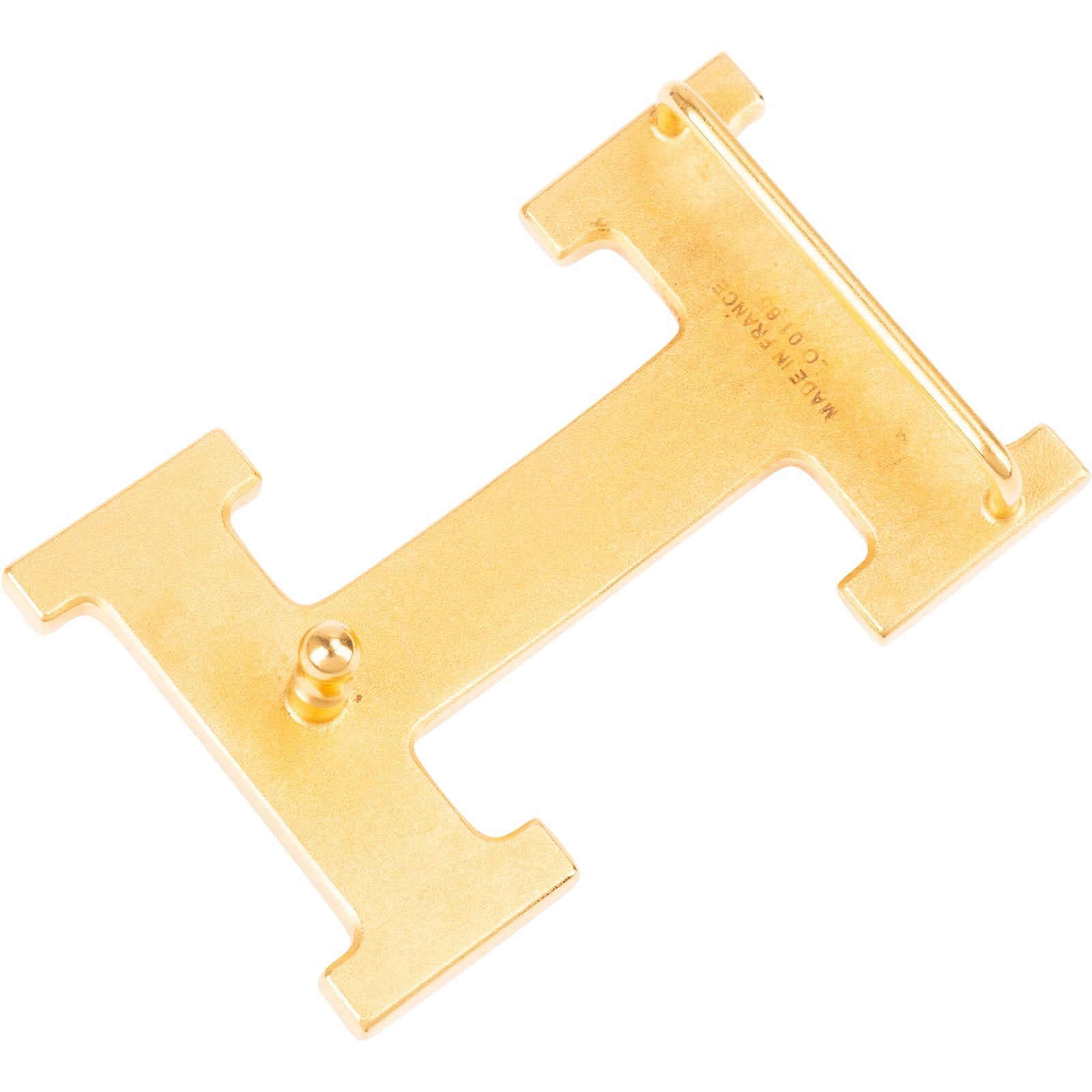 Hermès - Omkeerbare gouden H-riem (85)